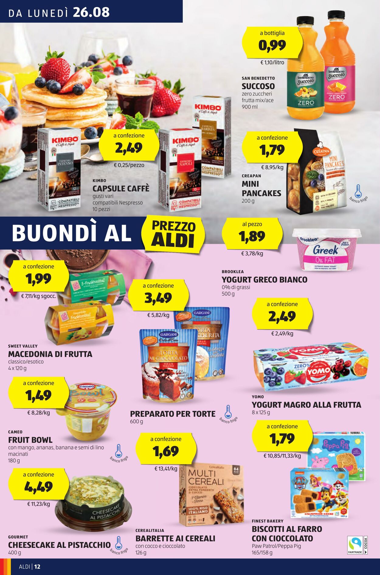 Volantino Aldi 26.08.2024 - 01.09.2024