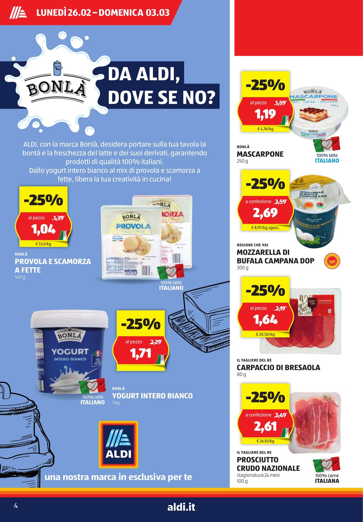 Volantino Aldi 26.02.2024 - 03.03.2024