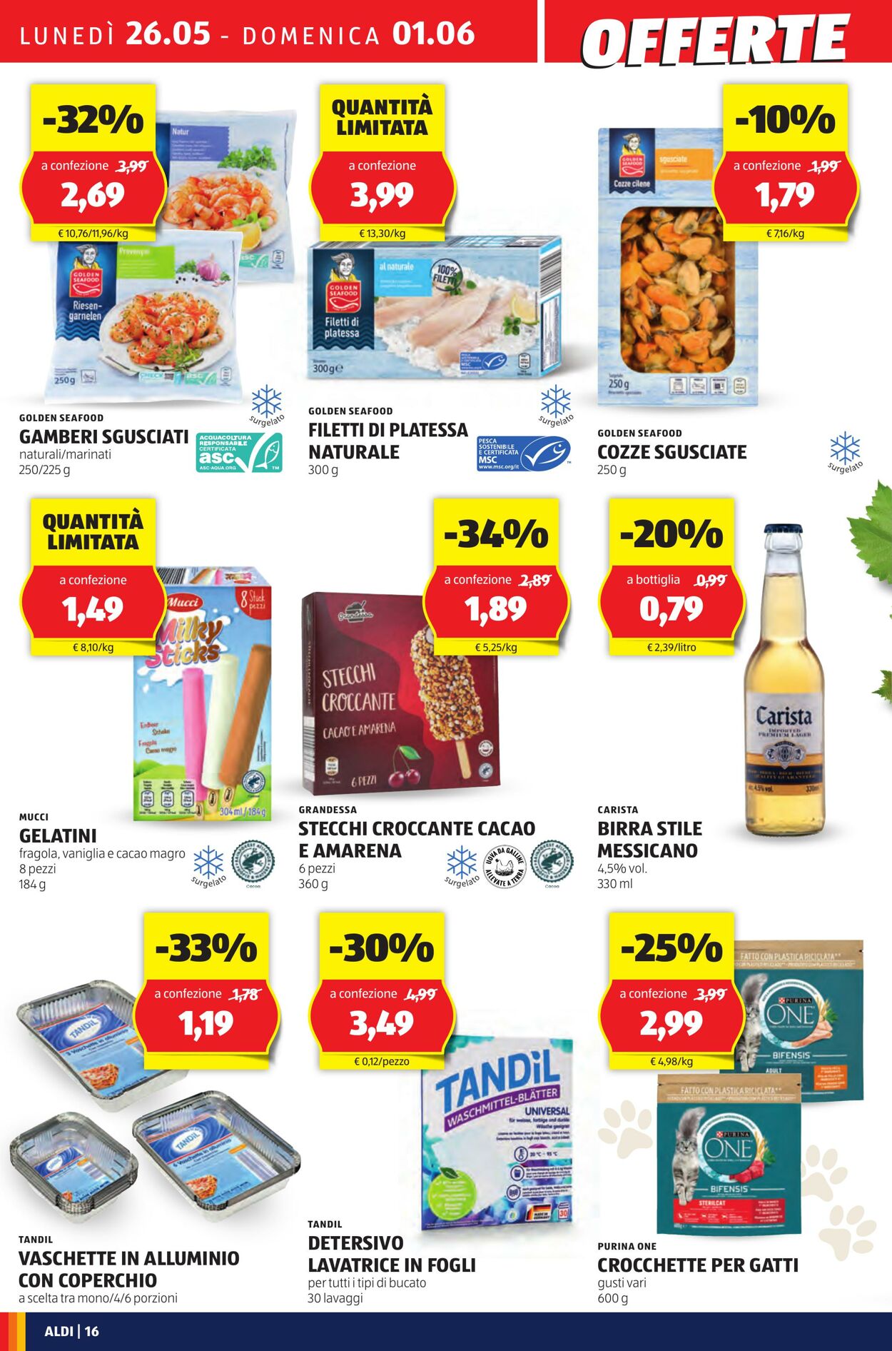 Volantino Aldi 26.05.2025 - 01.06.2025
