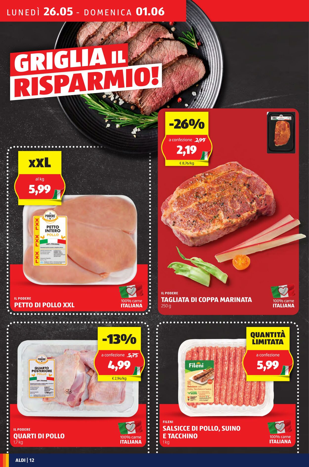 Volantino Aldi 26.05.2025 - 01.06.2025