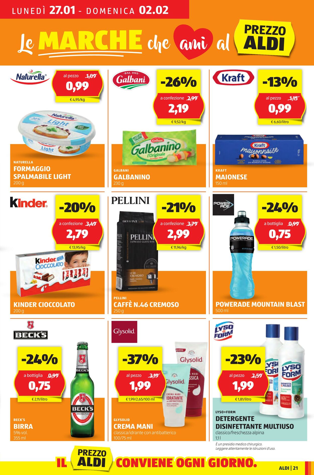 Volantino Aldi 27.01.2025 - 02.02.2025