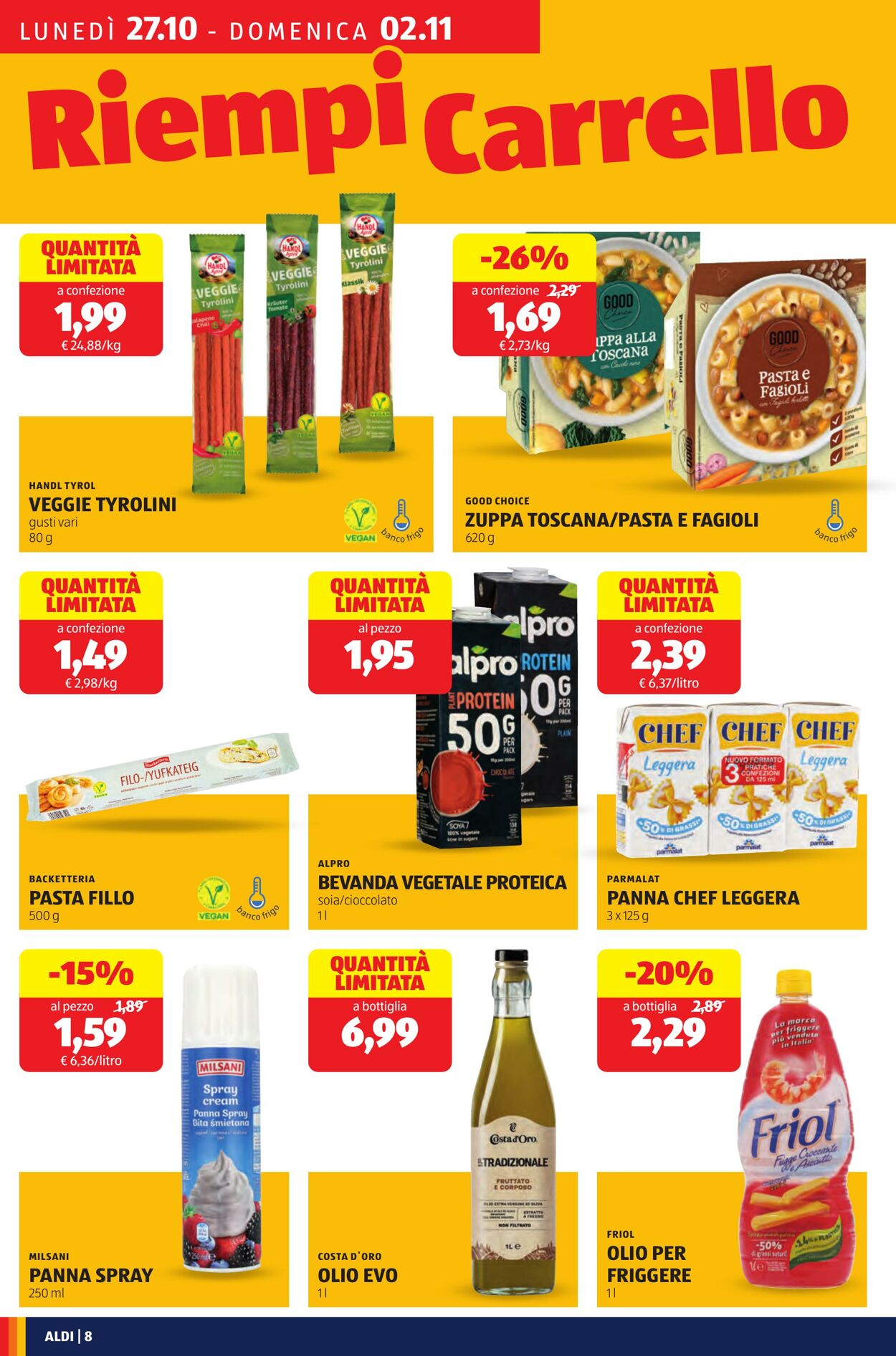 Volantino Aldi 27.10.2025 - 02.11.2025