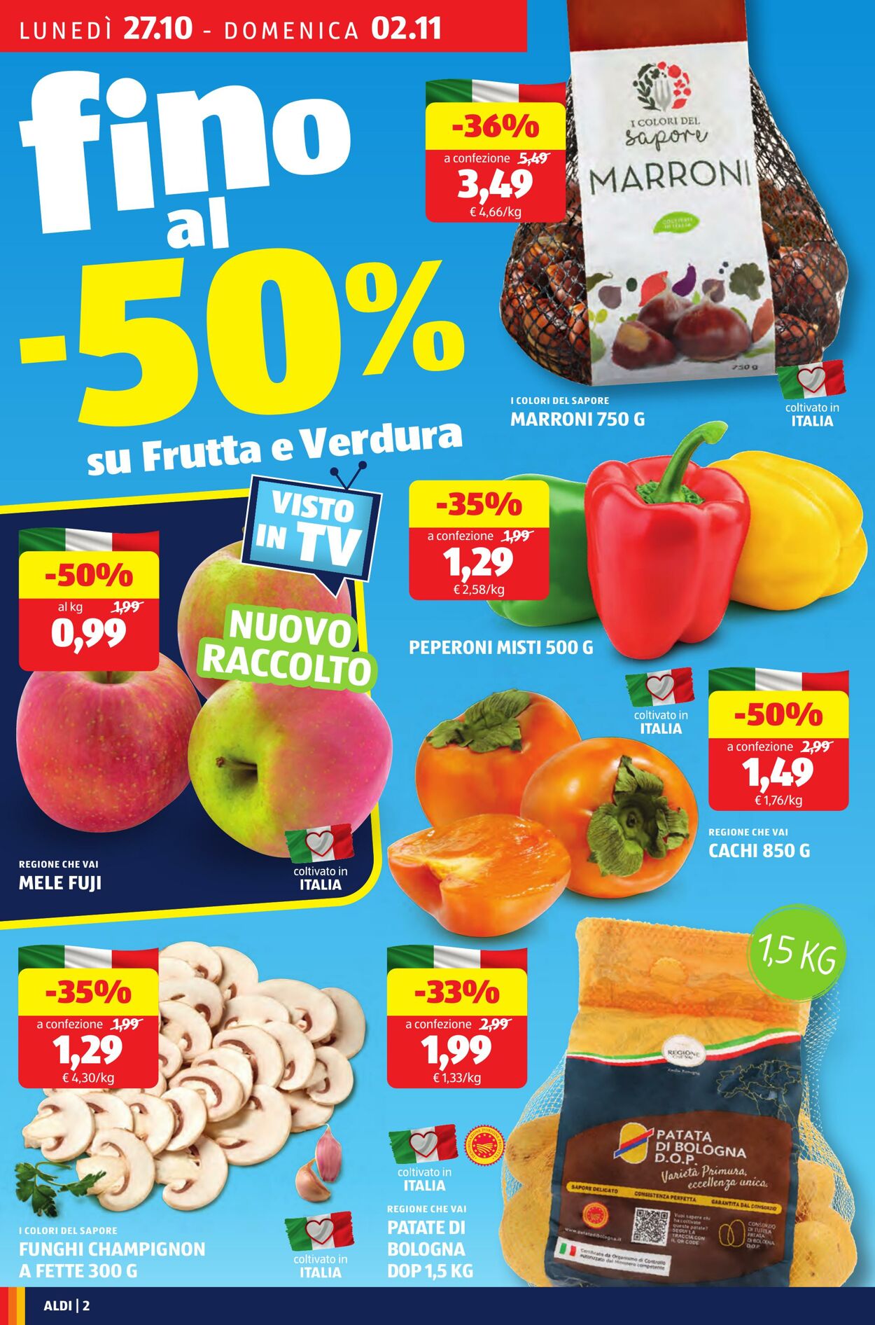 Volantino Aldi 27.10.2025 - 02.11.2025
