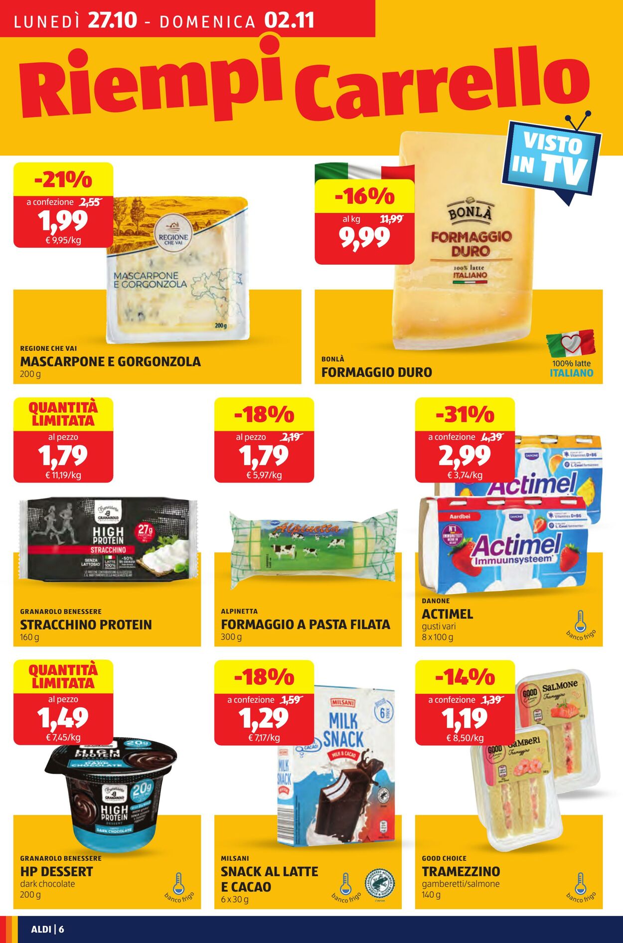 Volantino Aldi 27.10.2025 - 02.11.2025