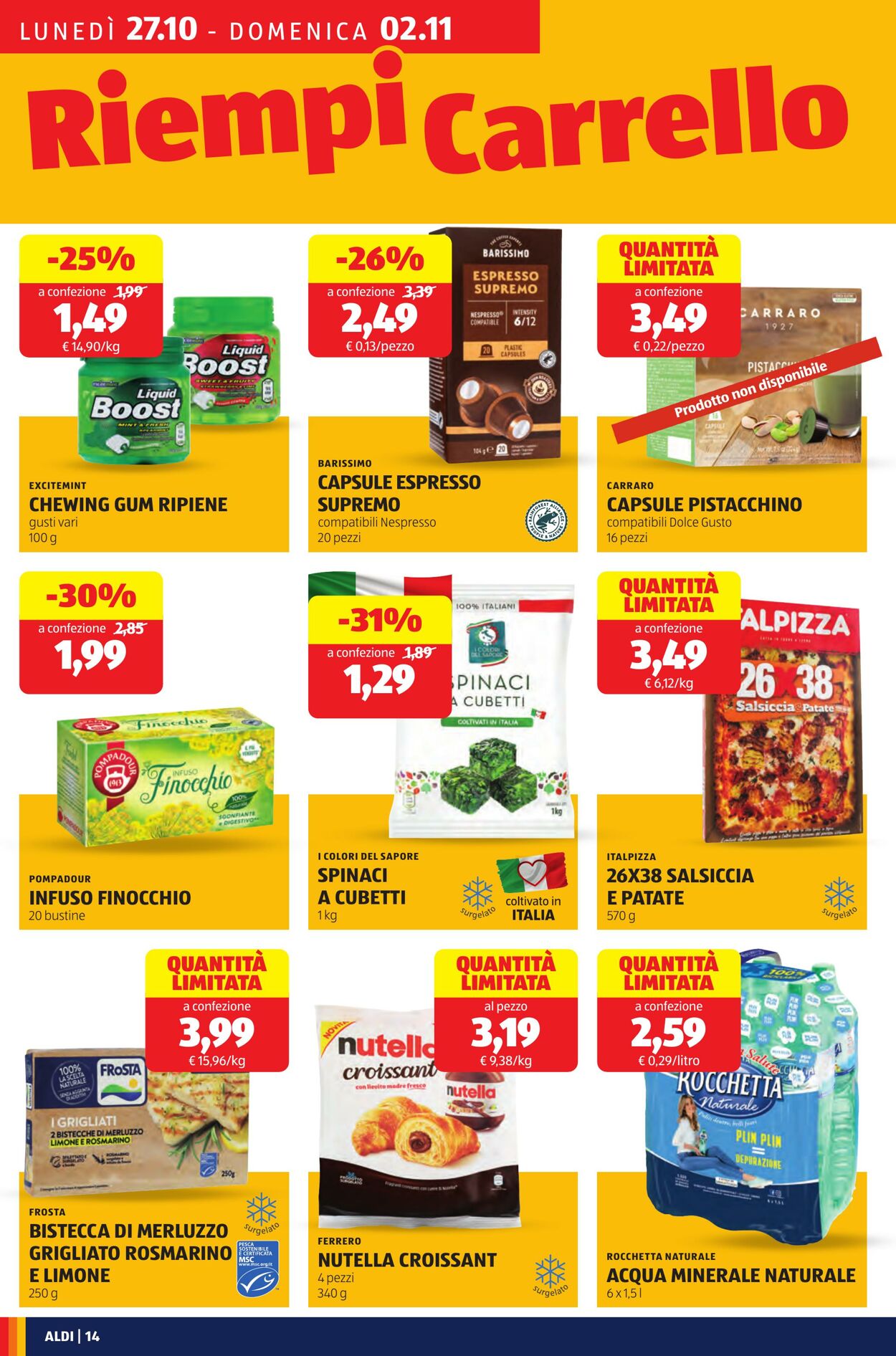 Volantino Aldi 27.10.2025 - 02.11.2025