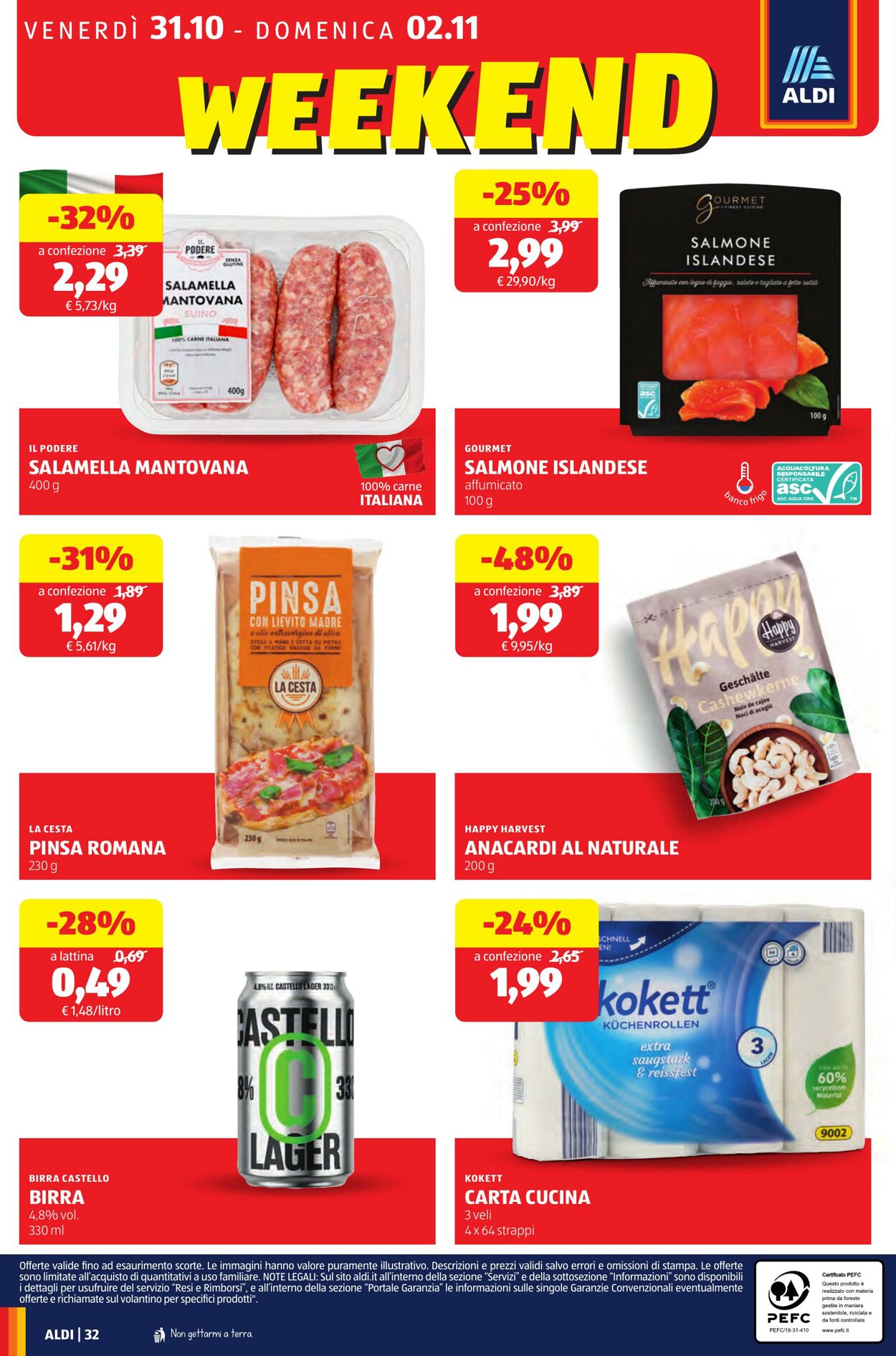 Volantino Aldi 27.10.2025 - 02.11.2025