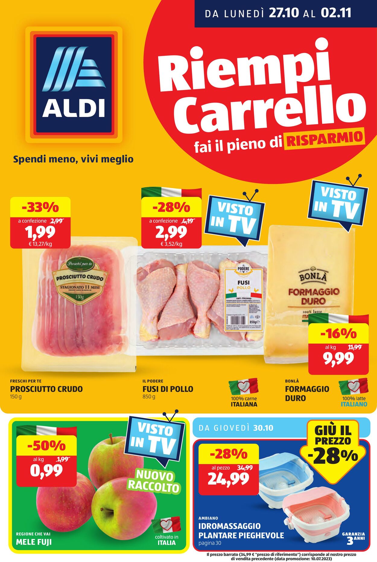 Volantino Aldi 27.10.2025 - 02.11.2025