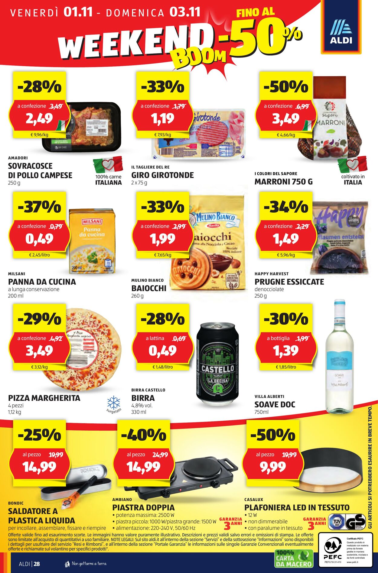 Volantino Aldi 28.10.2024 - 03.11.2024