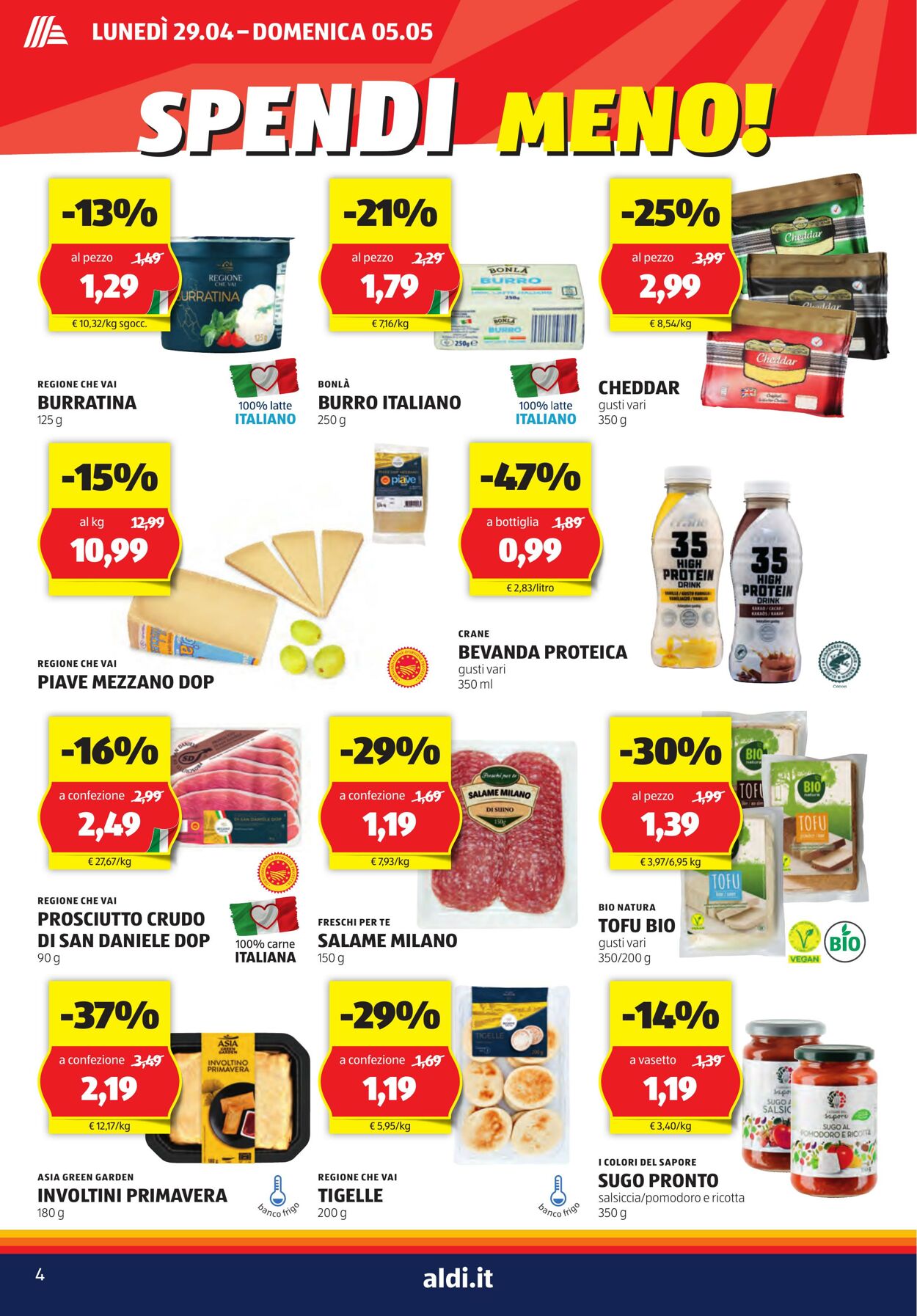 Volantino Aldi 29.04.2024 - 05.05.2024