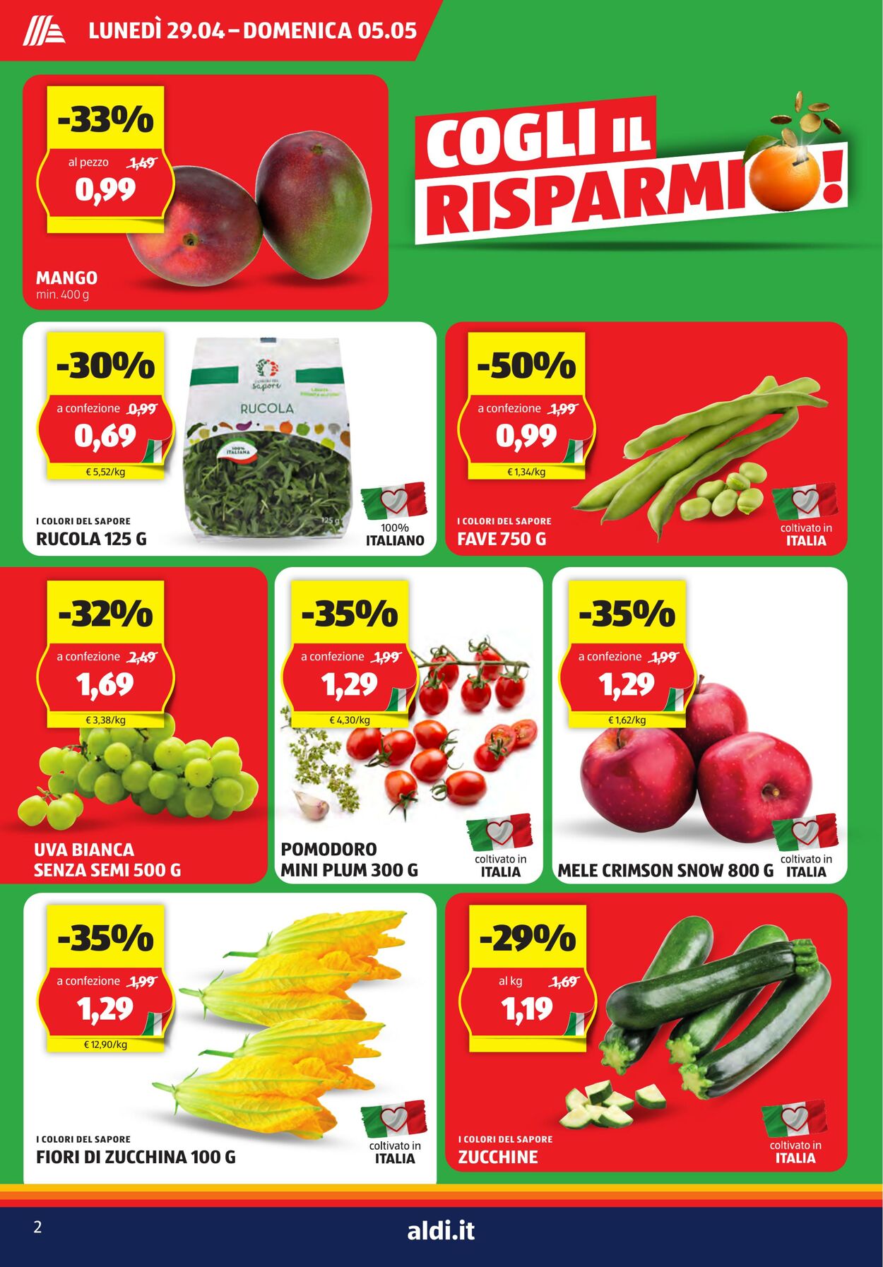 Volantino Aldi 29.04.2024 - 05.05.2024