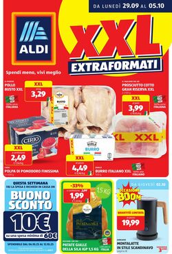 Volantino Aldi 29.09.2025 - 05.10.2025
