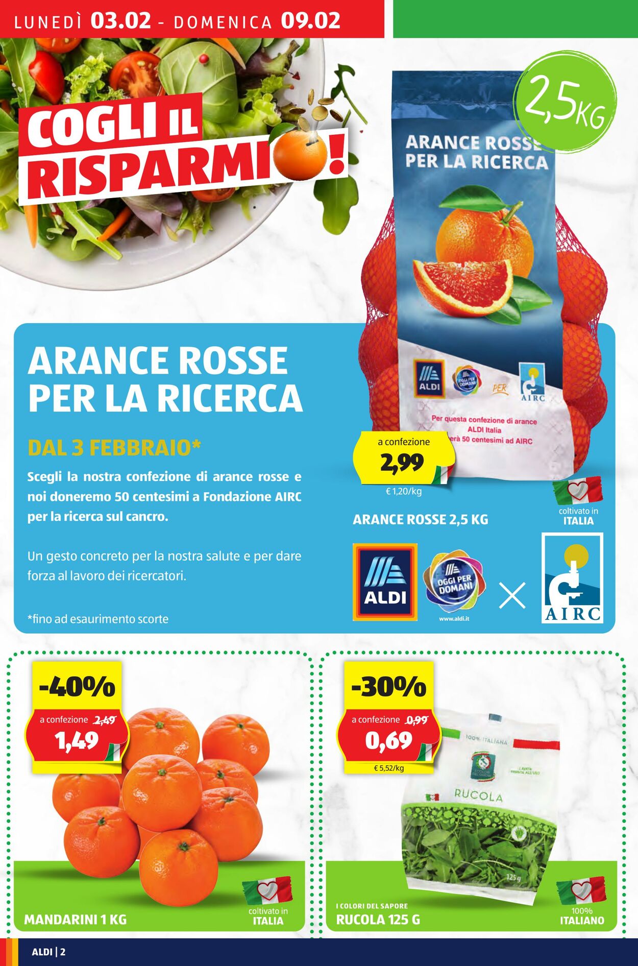 Volantino Aldi 03.02.2025 - 09.02.2025