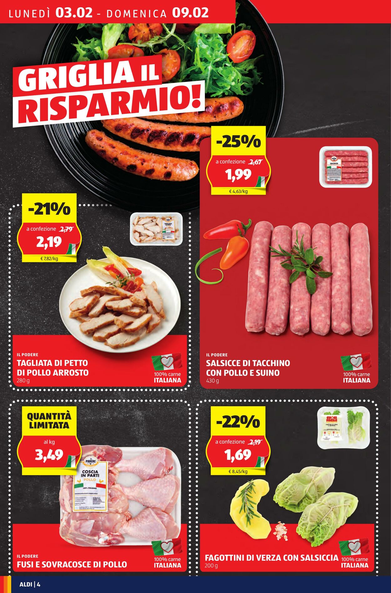 Volantino Aldi 03.02.2025 - 09.02.2025