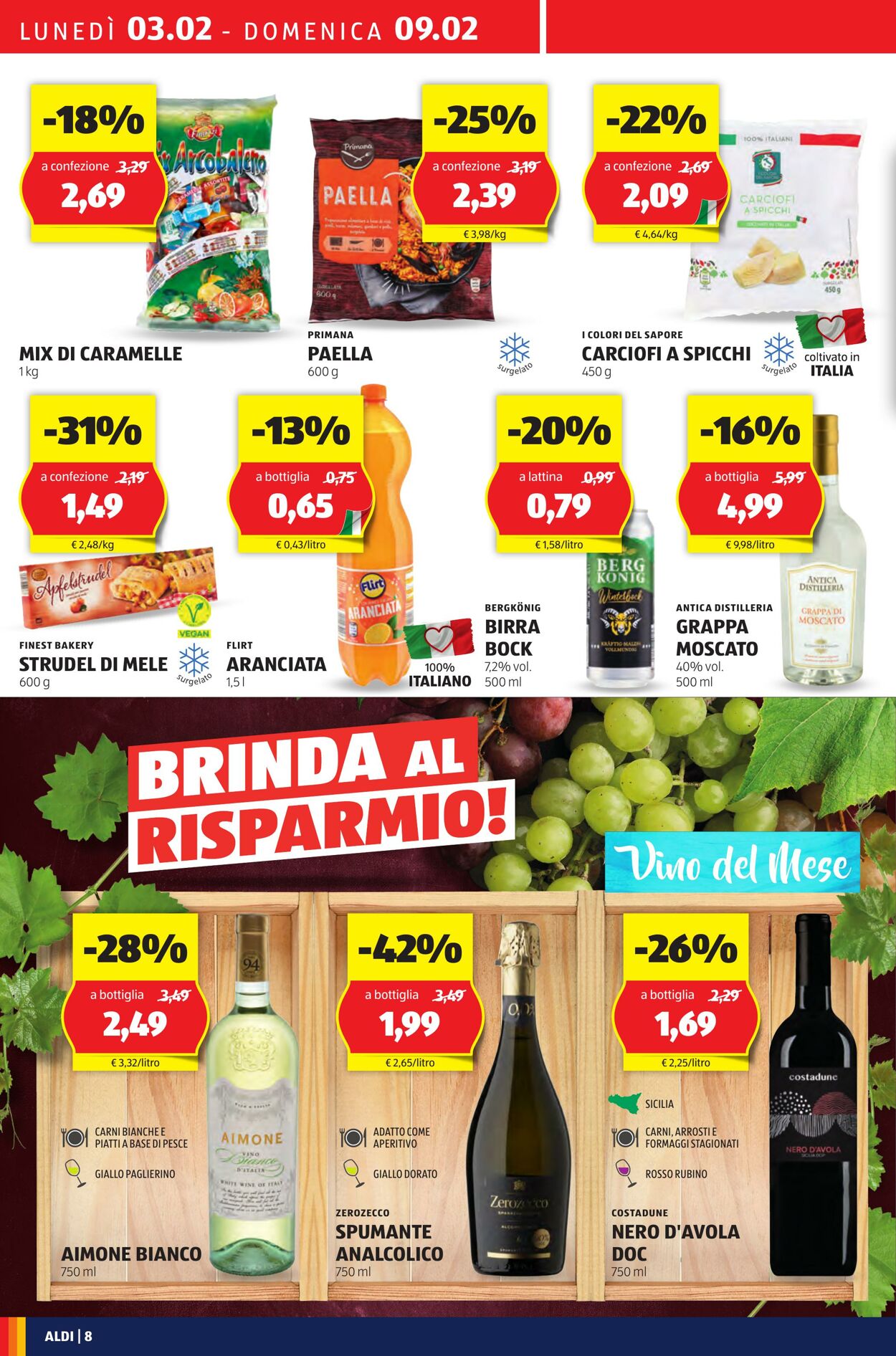 Volantino Aldi 03.02.2025 - 09.02.2025