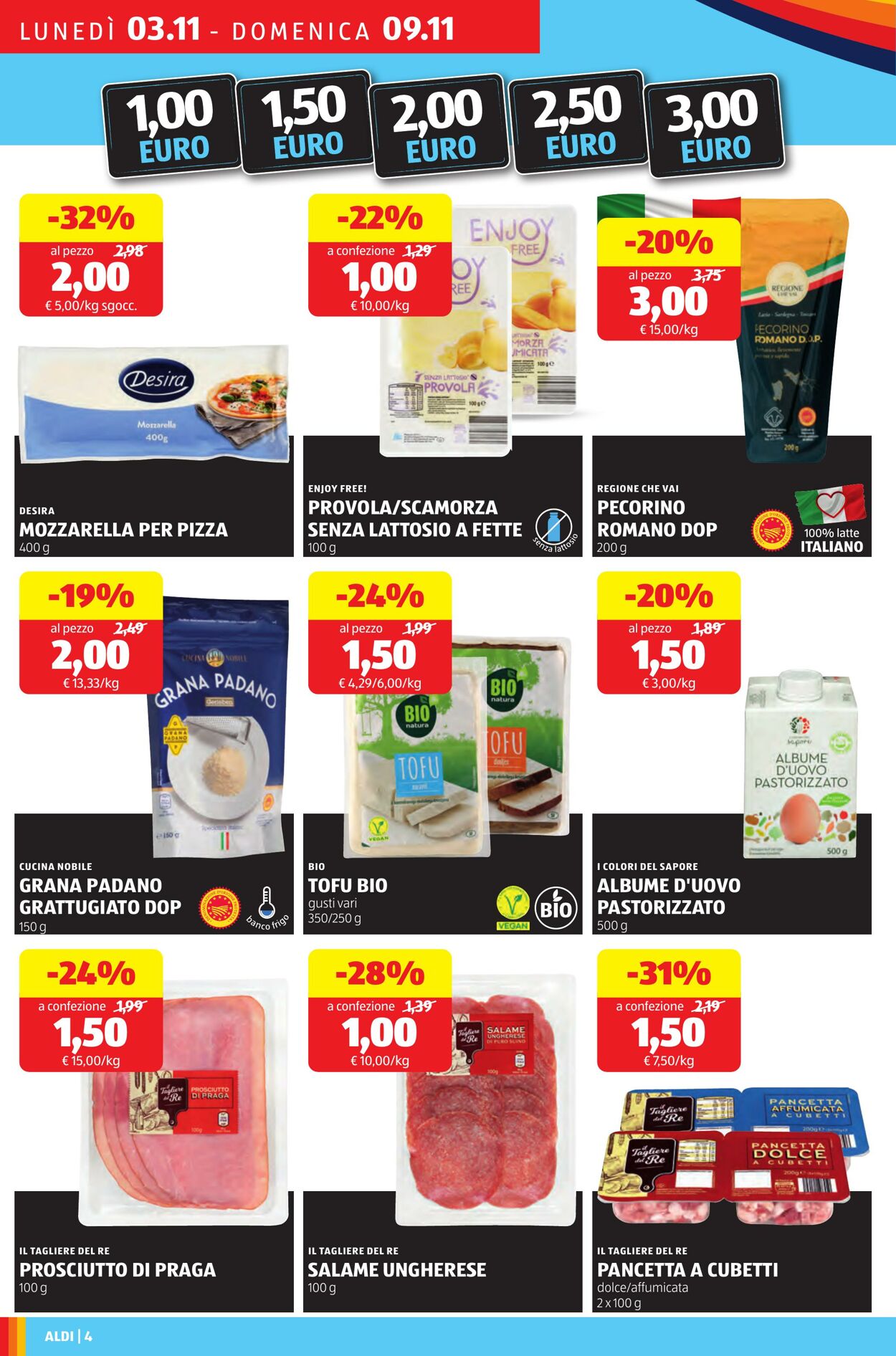 Volantino Aldi 03.11.2025 - 09.11.2025