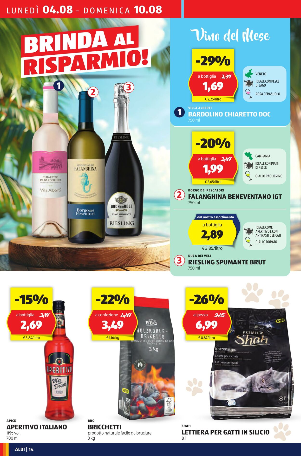 Volantino Aldi 04.08.2025 - 10.08.2025