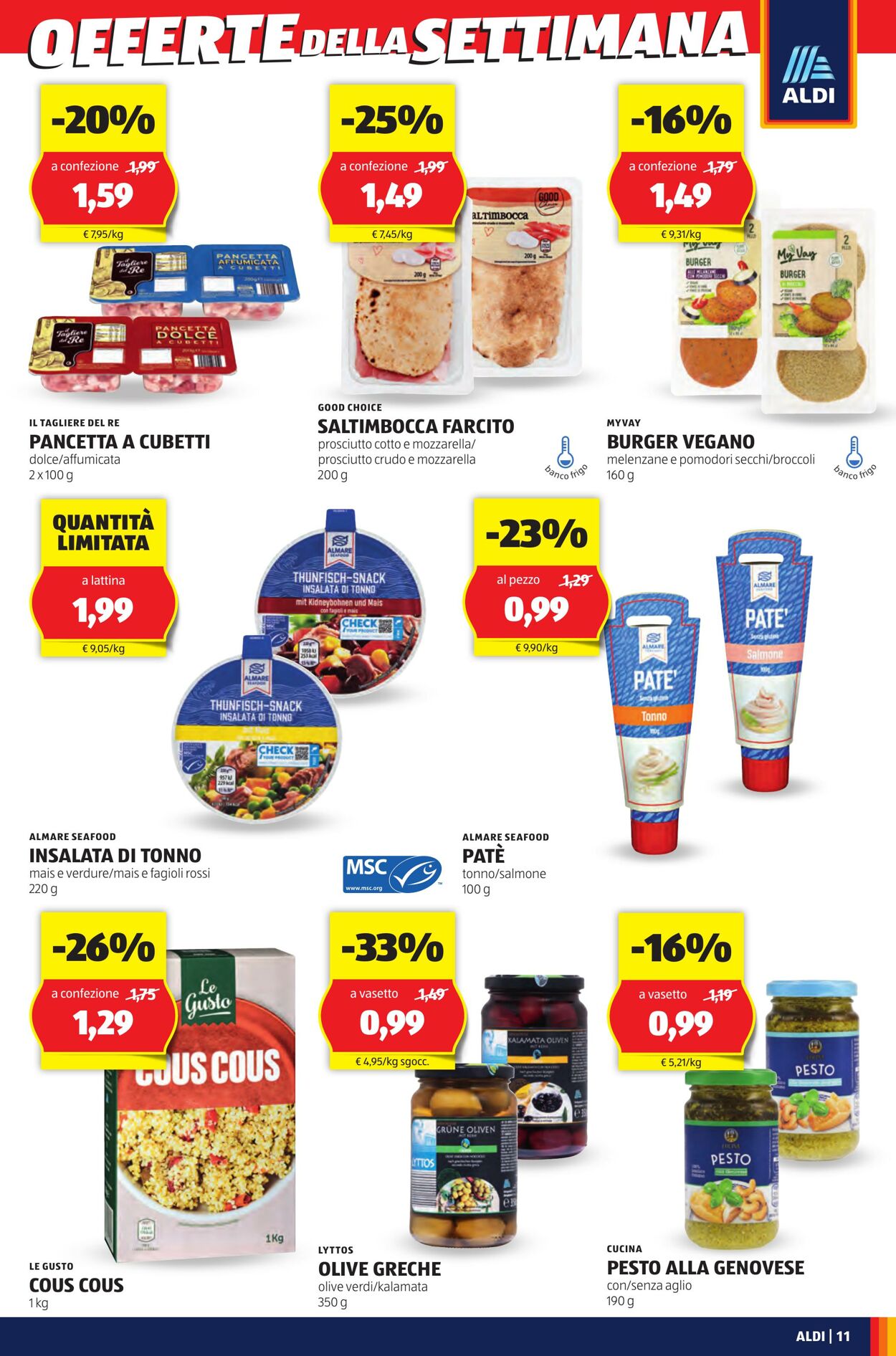 Volantino Aldi 04.08.2025 - 10.08.2025