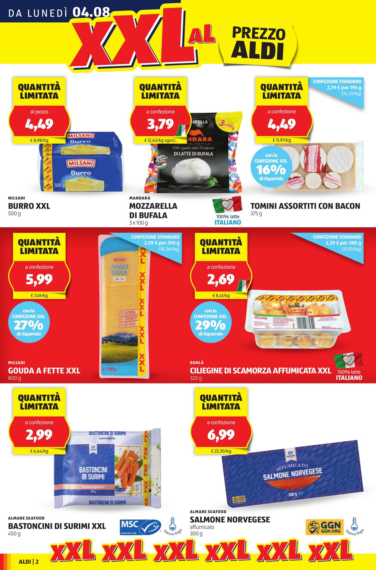 Volantino Aldi 04.08.2025 - 10.08.2025