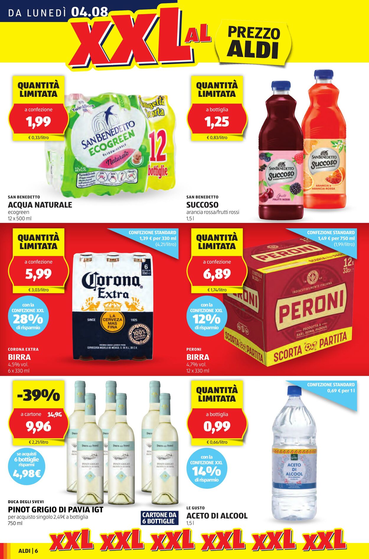 Volantino Aldi 04.08.2025 - 10.08.2025