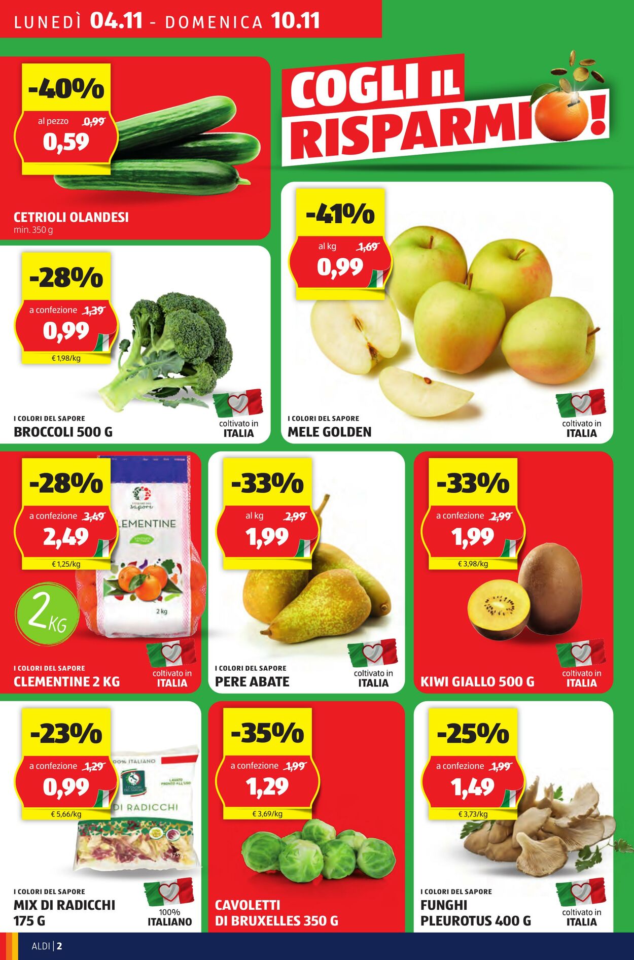 Volantino Aldi 04.11.2024 - 10.11.2024