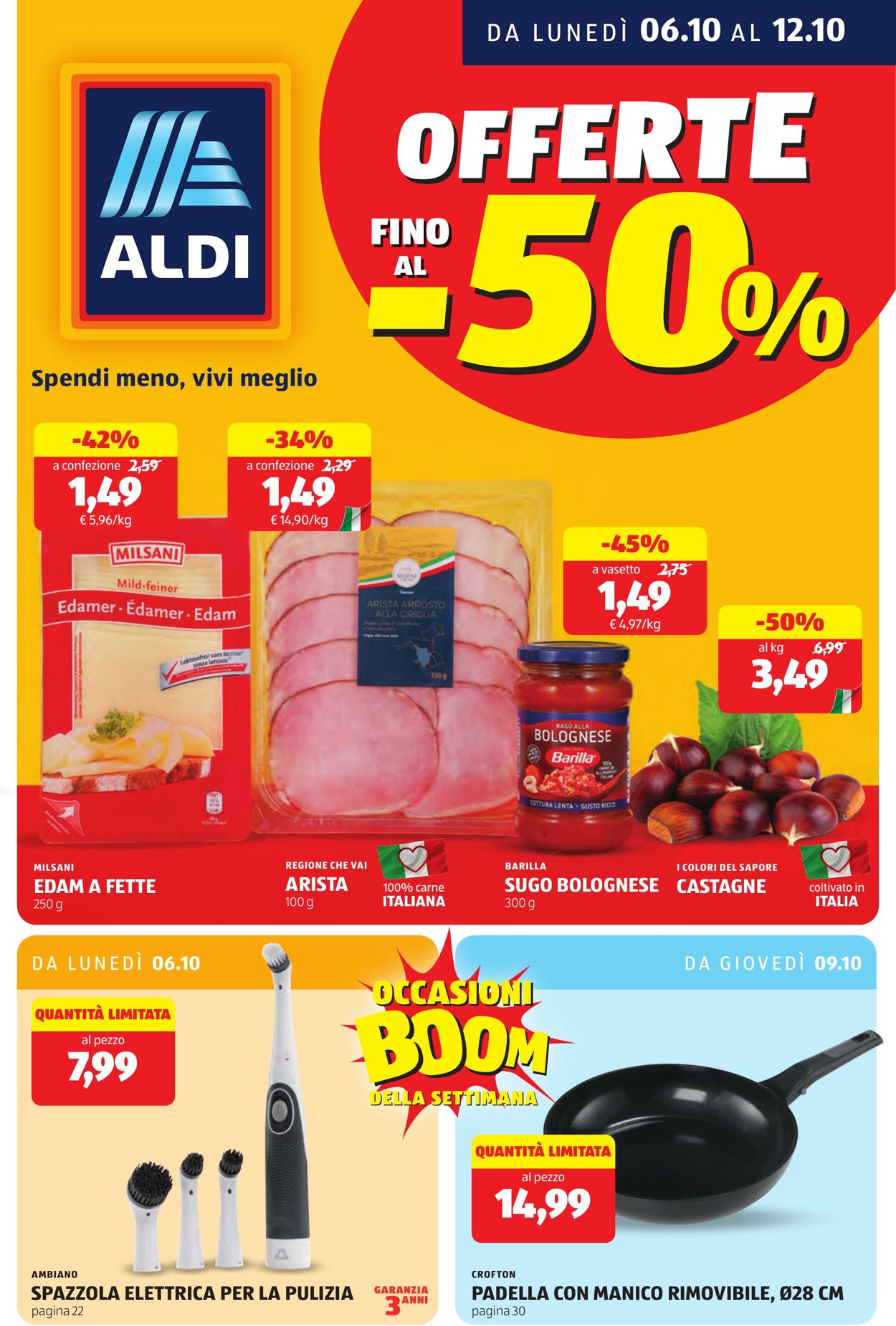 Volantino Aldi 06.10.2025 - 12.10.2025