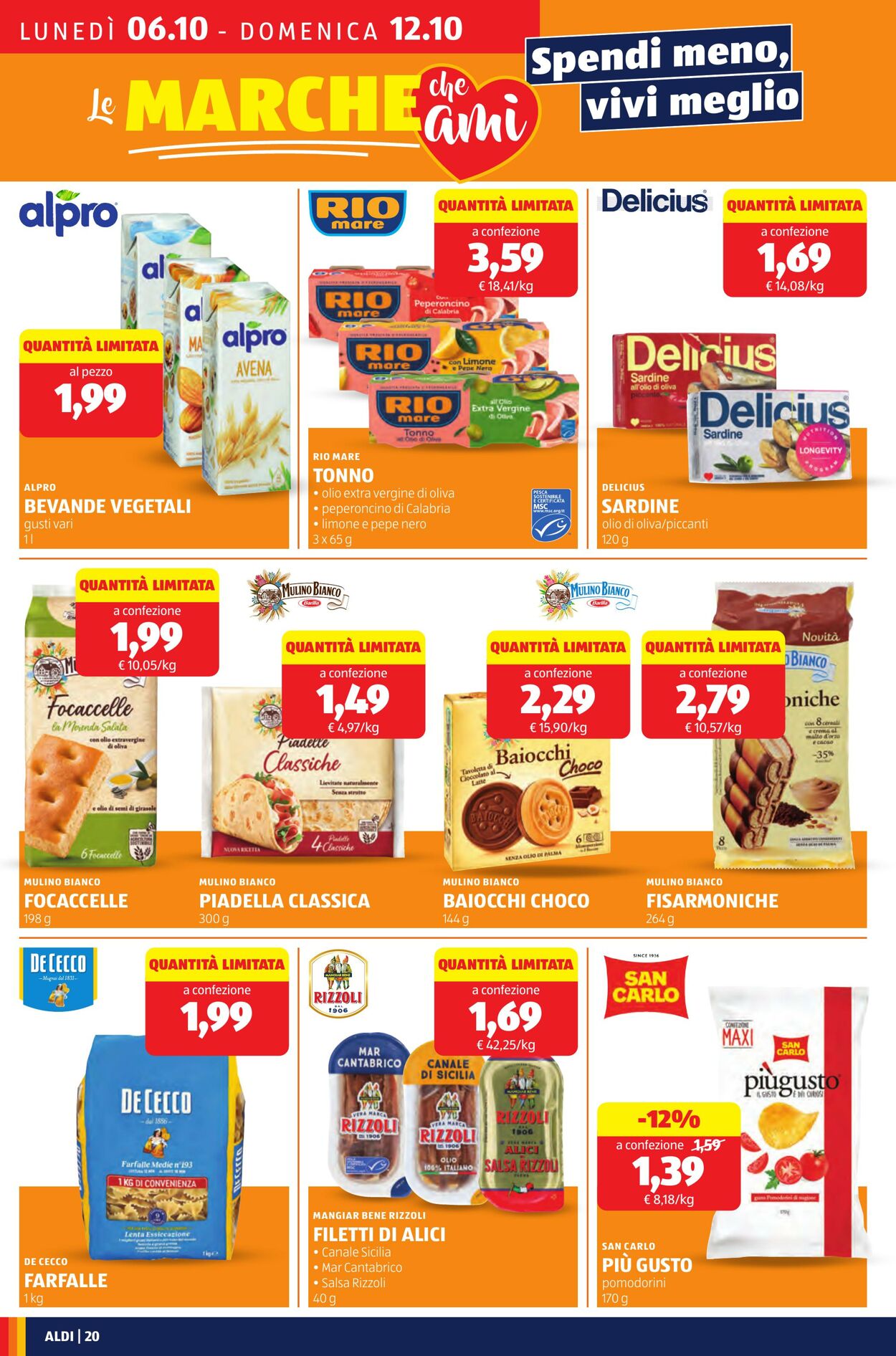 Volantino Aldi 06.10.2025 - 12.10.2025