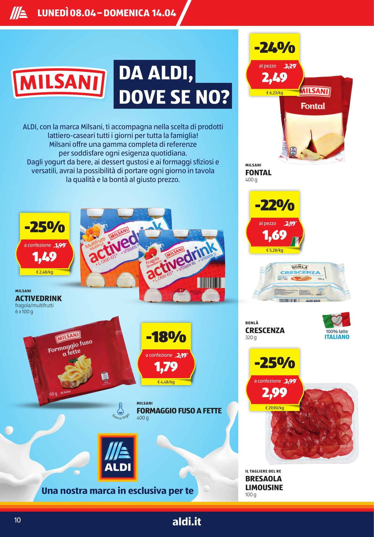 Volantino Aldi 08.04.2024 - 14.04.2024