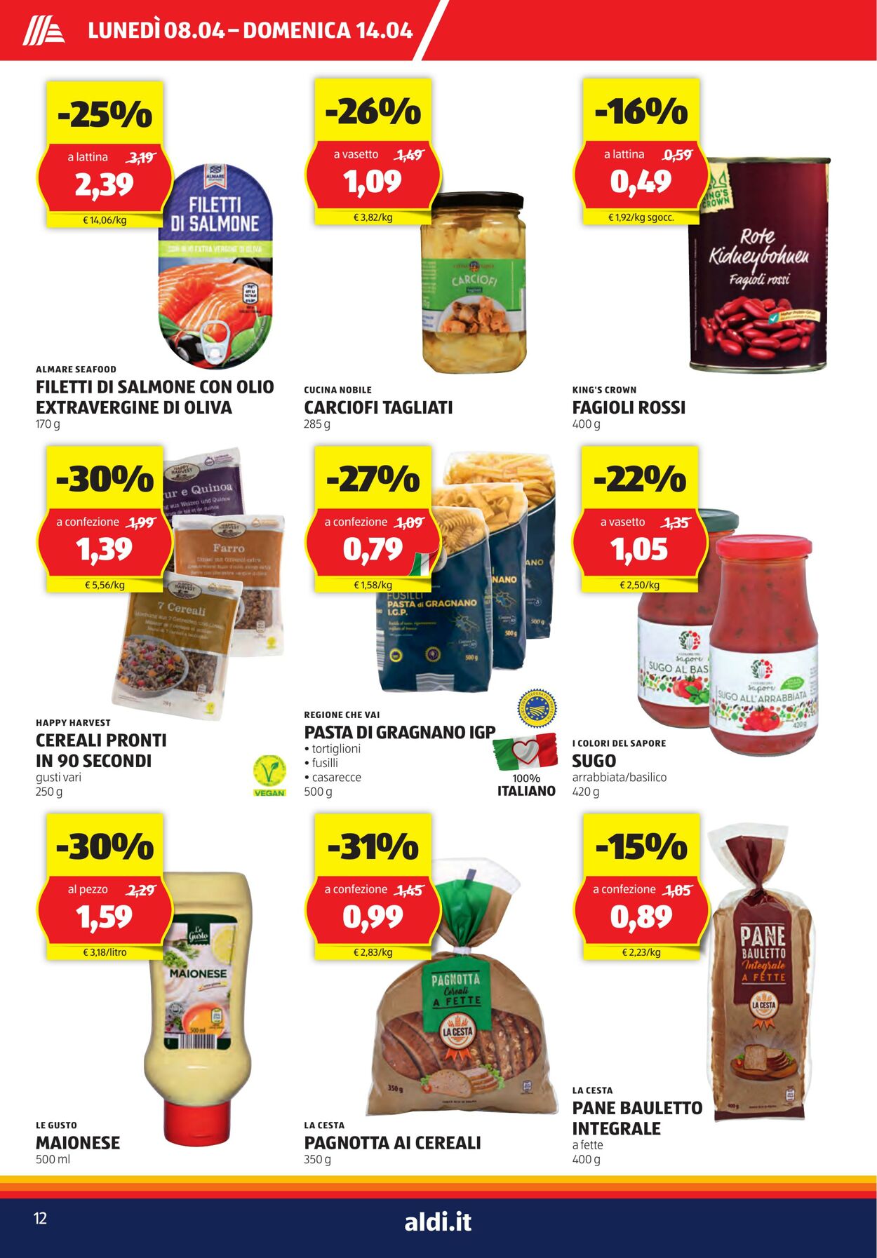 Volantino Aldi 08.04.2024 - 14.04.2024