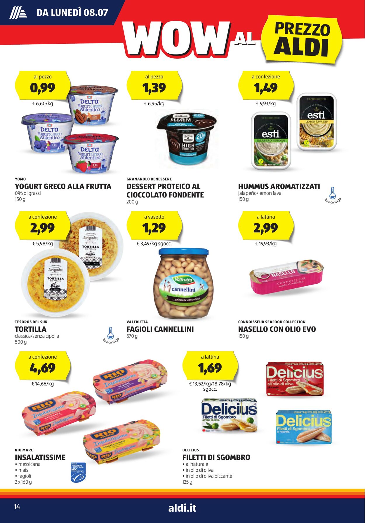 Volantino Aldi 08.07.2024 - 14.07.2024