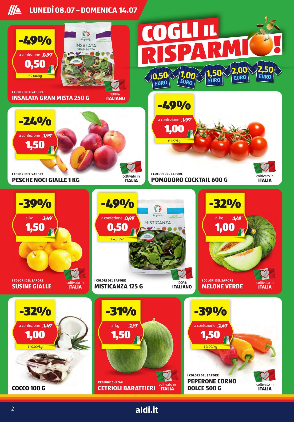 Volantino Aldi 08.07.2024 - 14.07.2024