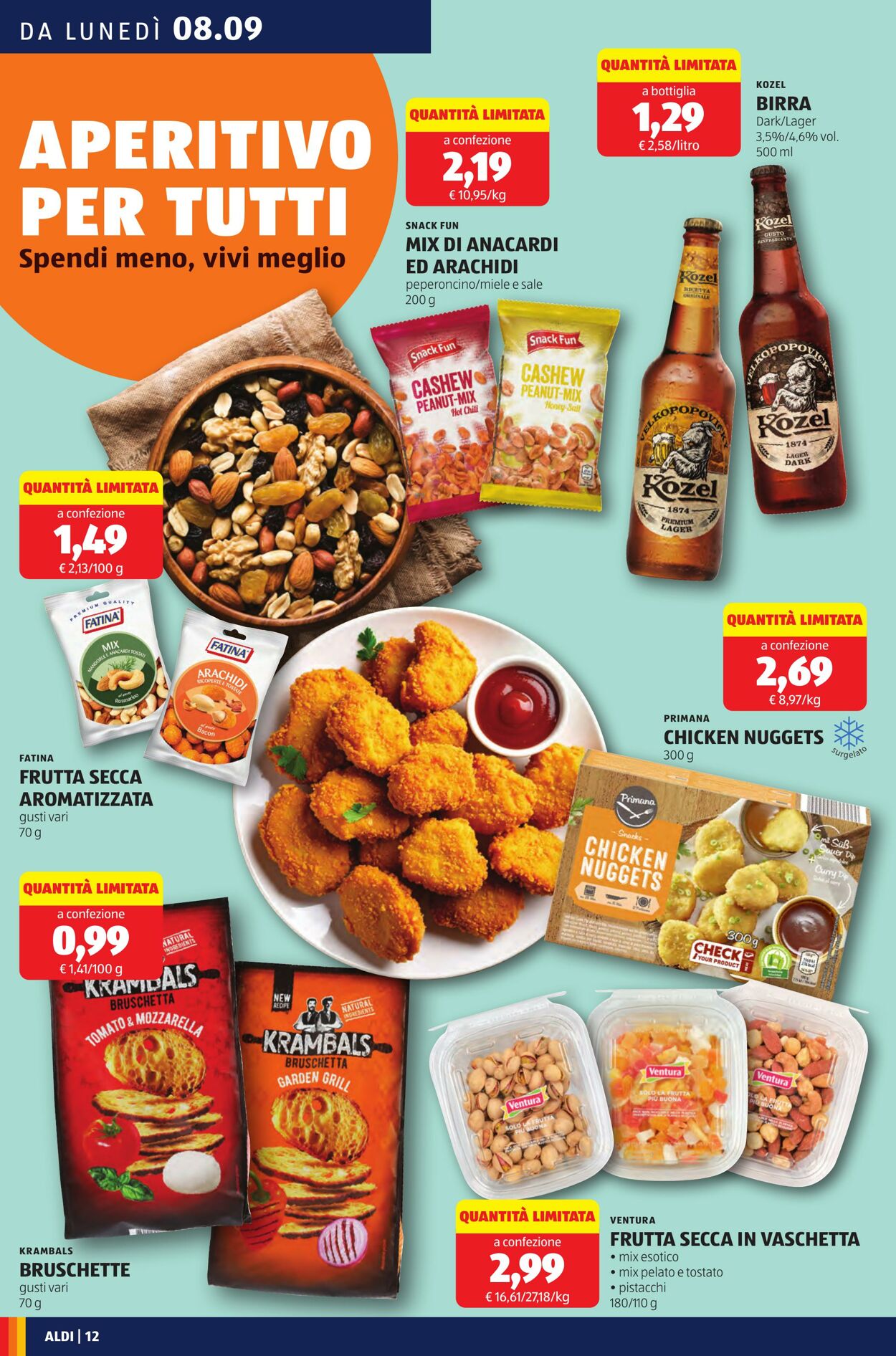 Volantino Aldi 08.09.2025 - 14.09.2025