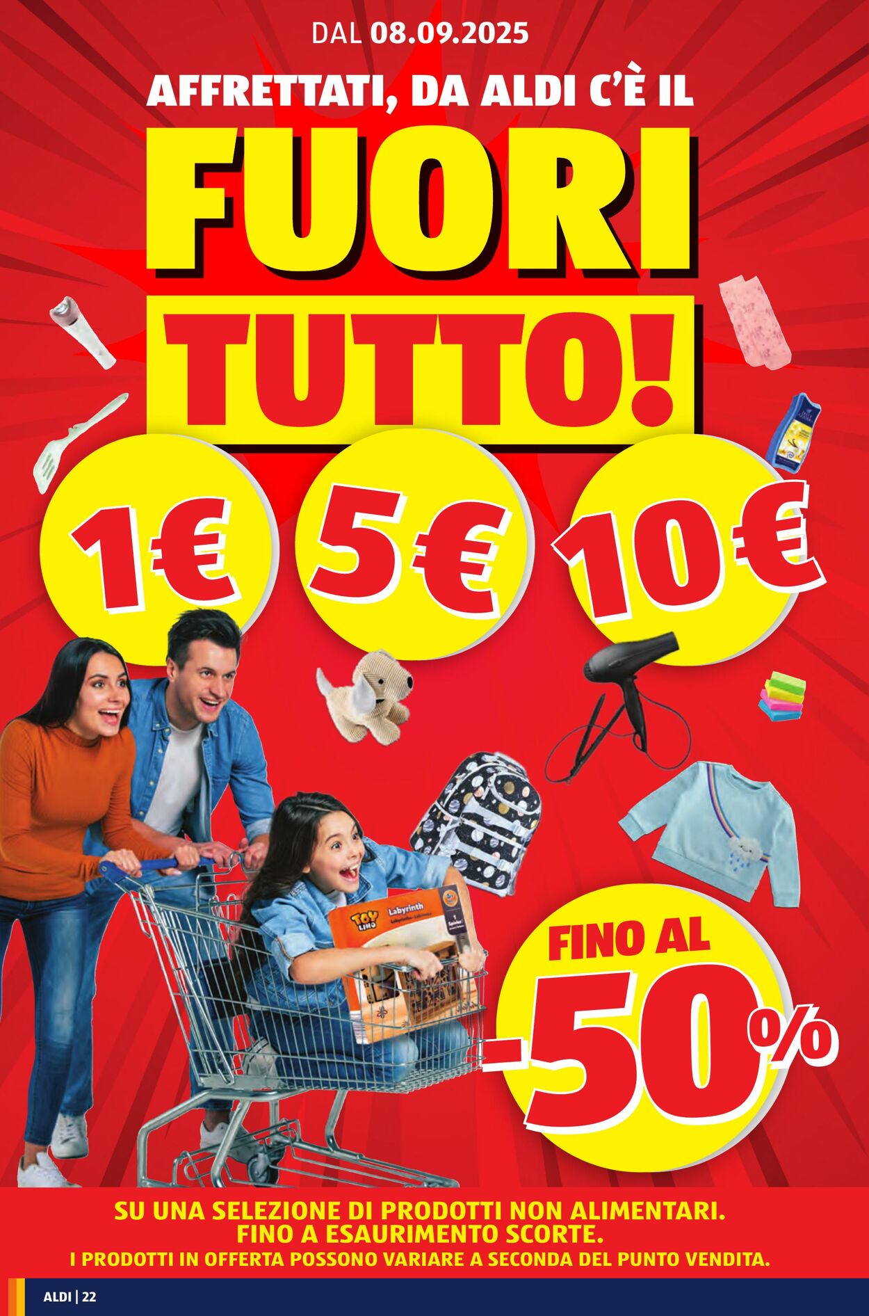 Volantino Aldi 08.09.2025 - 14.09.2025