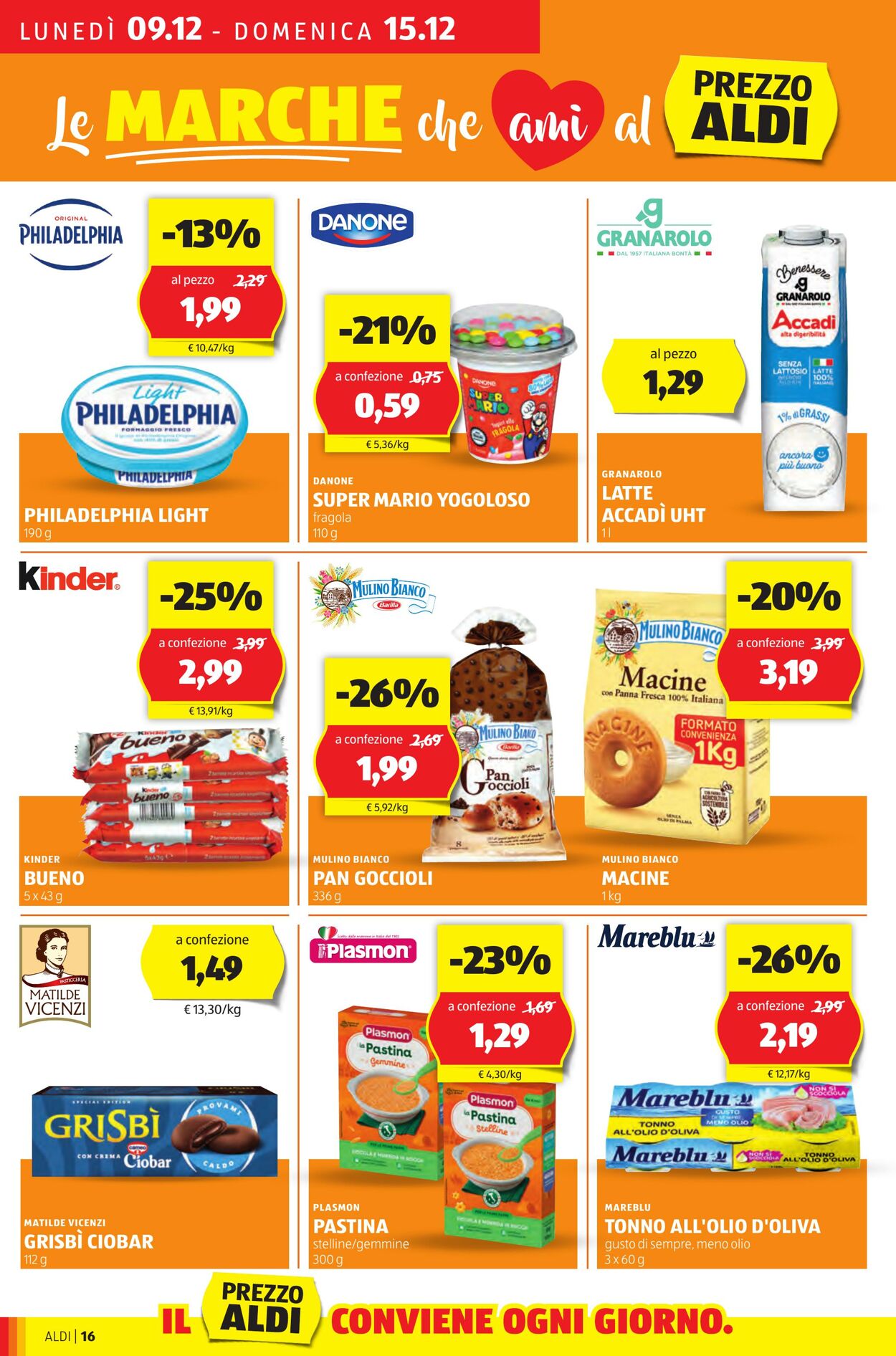 Volantino Aldi 09.12.2024 - 15.12.2024