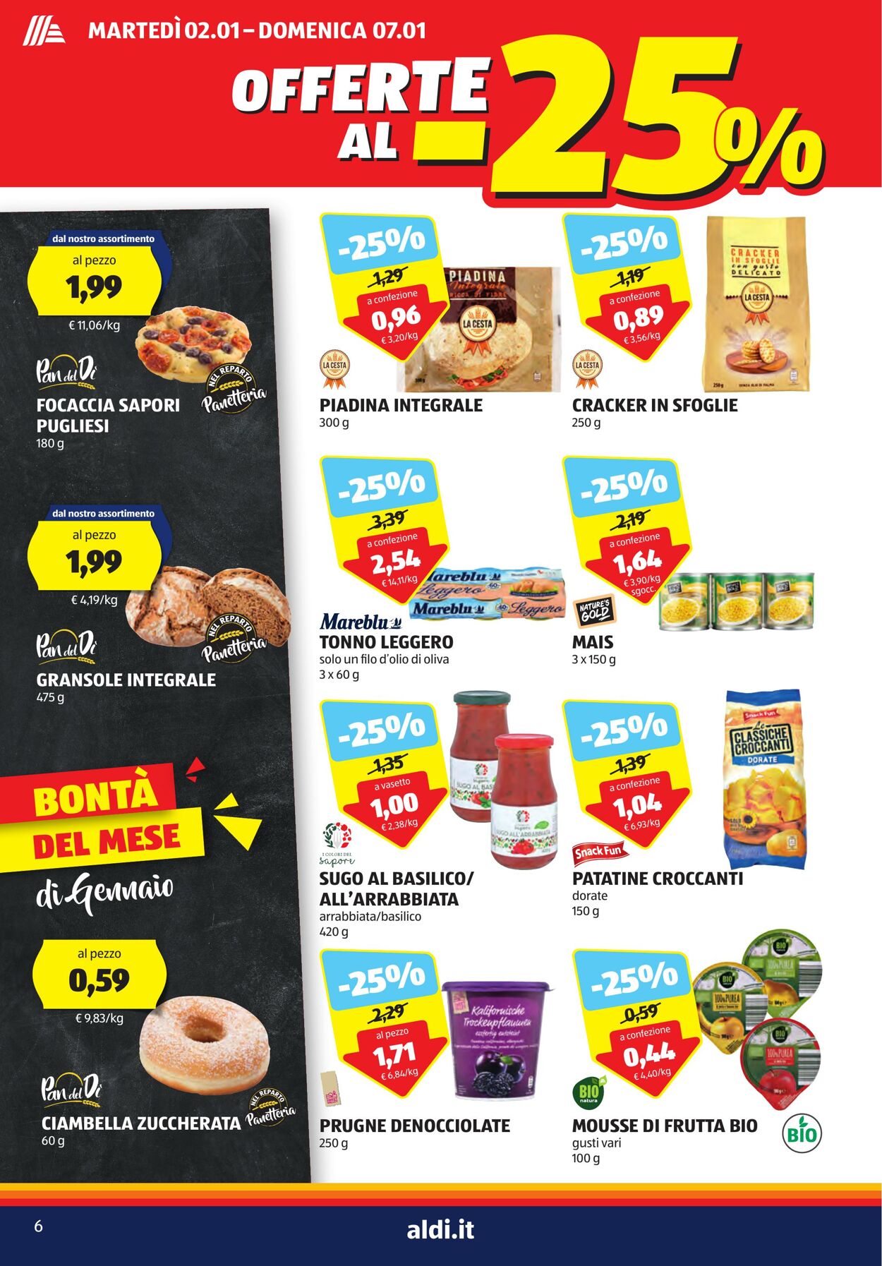 Volantino Aldi 02.01.2024 - 07.01.2024