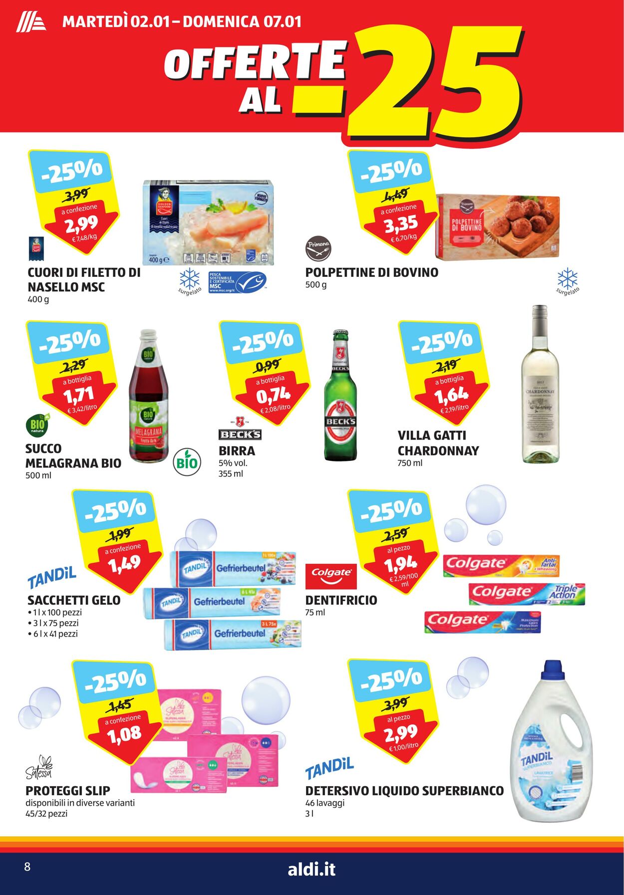 Volantino Aldi 02.01.2024 - 07.01.2024