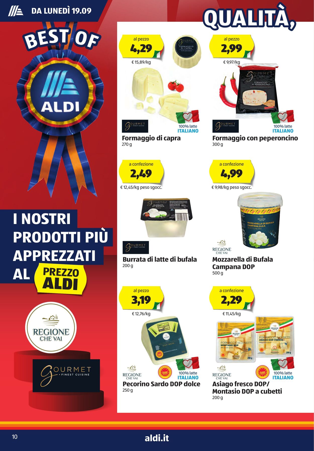 Volantino Aldi 19.09.2022 - 25.09.2022