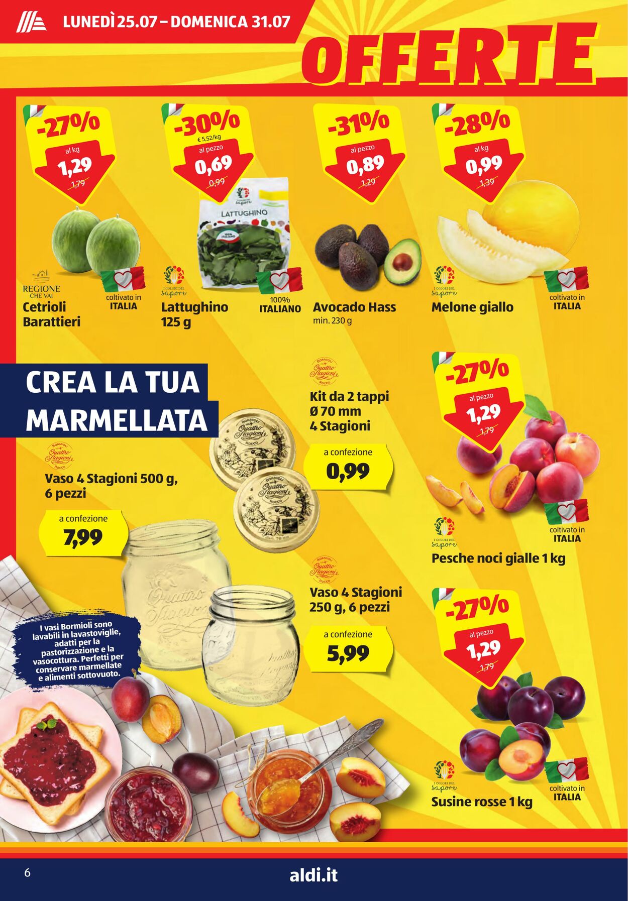 Volantino Aldi 25.07.2022 - 31.07.2022