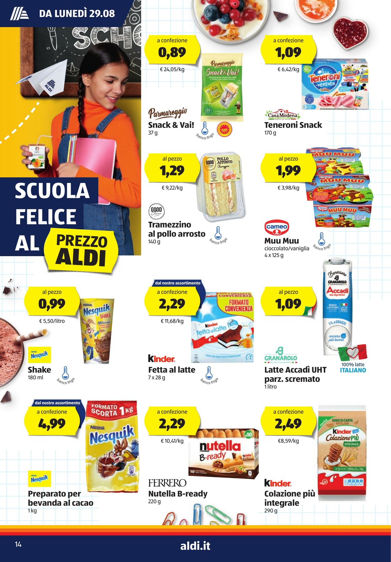 Volantino Aldi 29.08.2022 - 04.09.2022