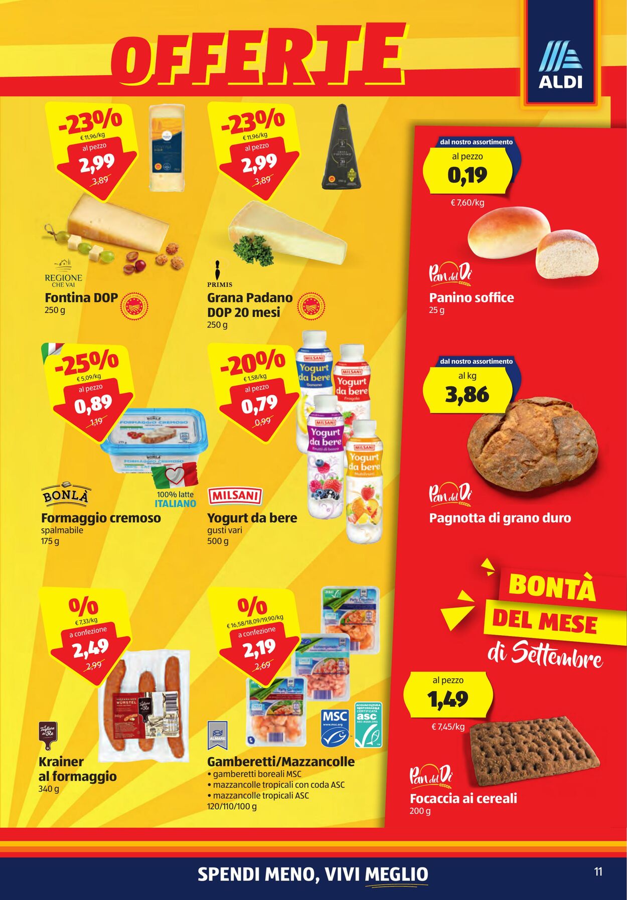 Volantino Aldi 05.09.2022 - 11.09.2022