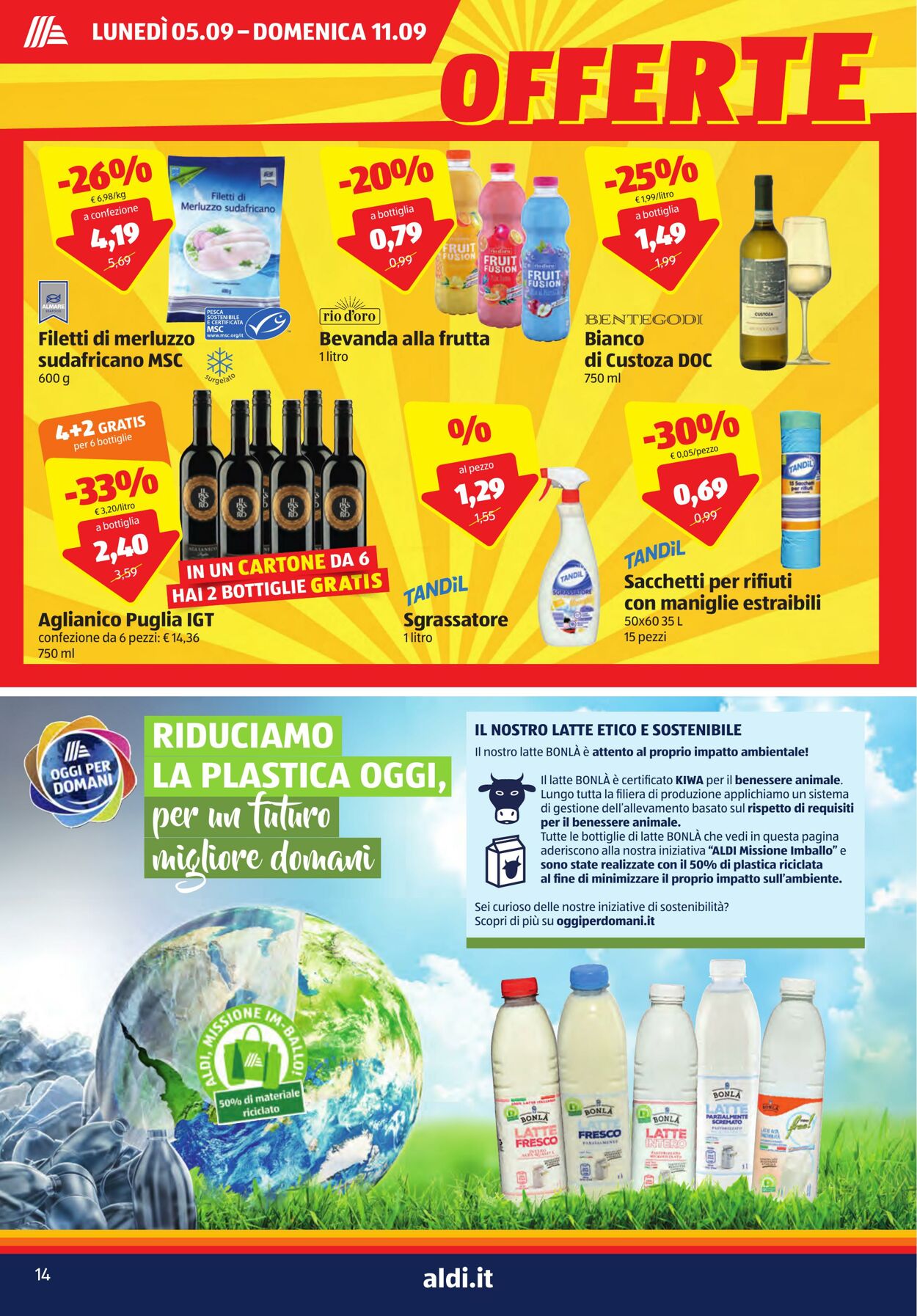 Volantino Aldi 05.09.2022 - 11.09.2022