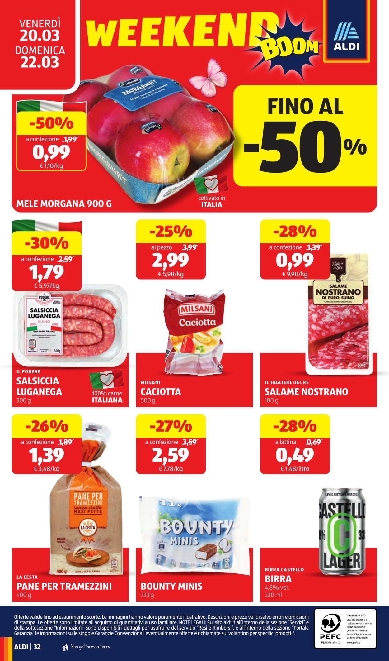 Volantino Aldi 16.03.2026 - 22.03.2026
