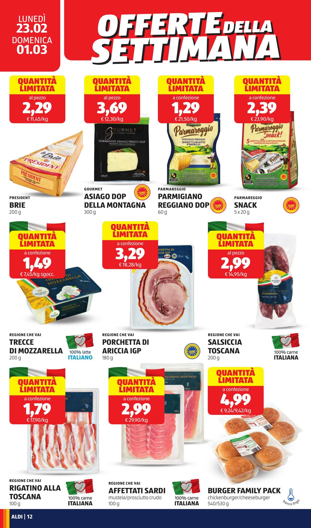 Volantino Aldi 23.02.2026 - 01.03.2026