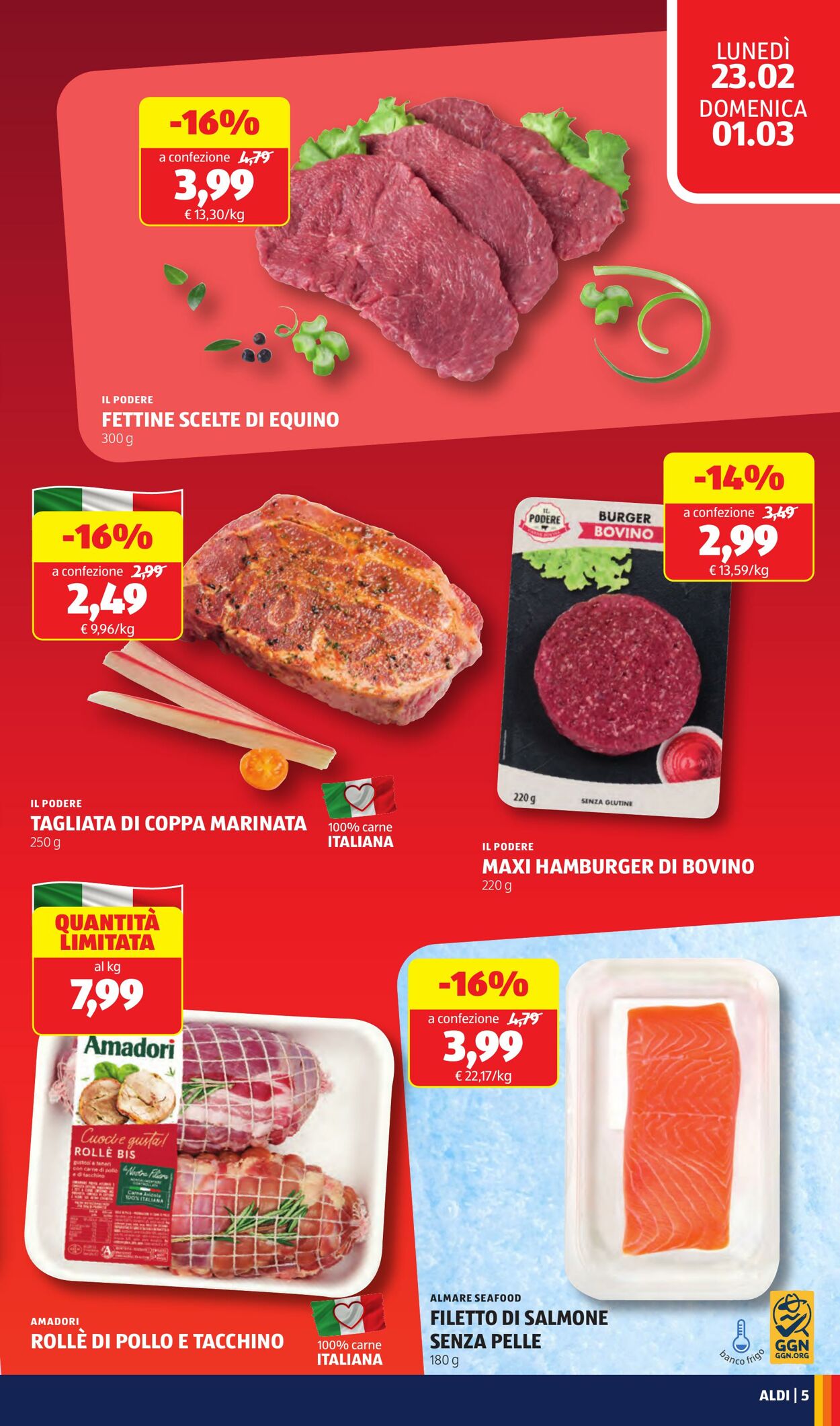 Volantino Aldi 23.02.2026 - 01.03.2026