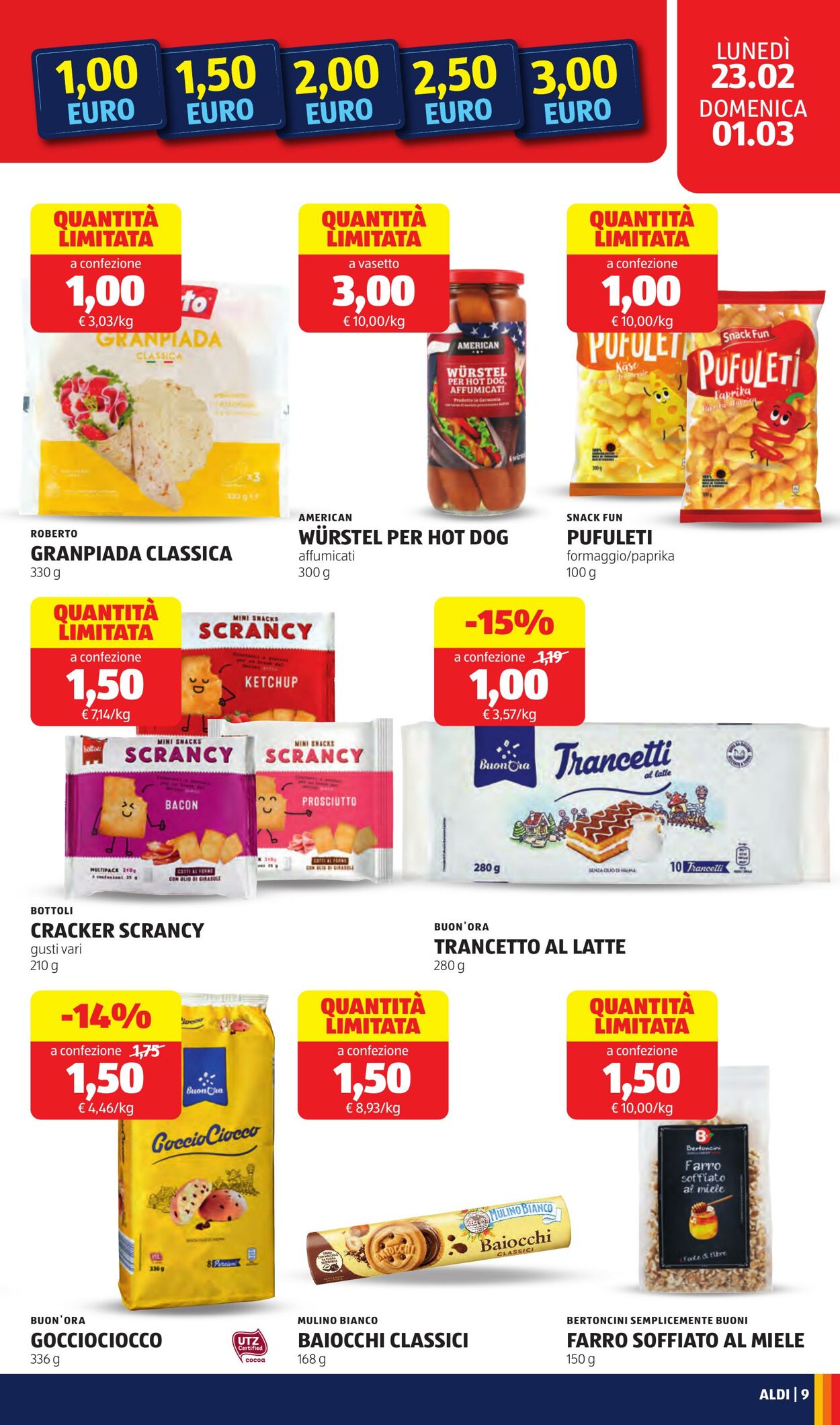 Volantino Aldi 23.02.2026 - 01.03.2026