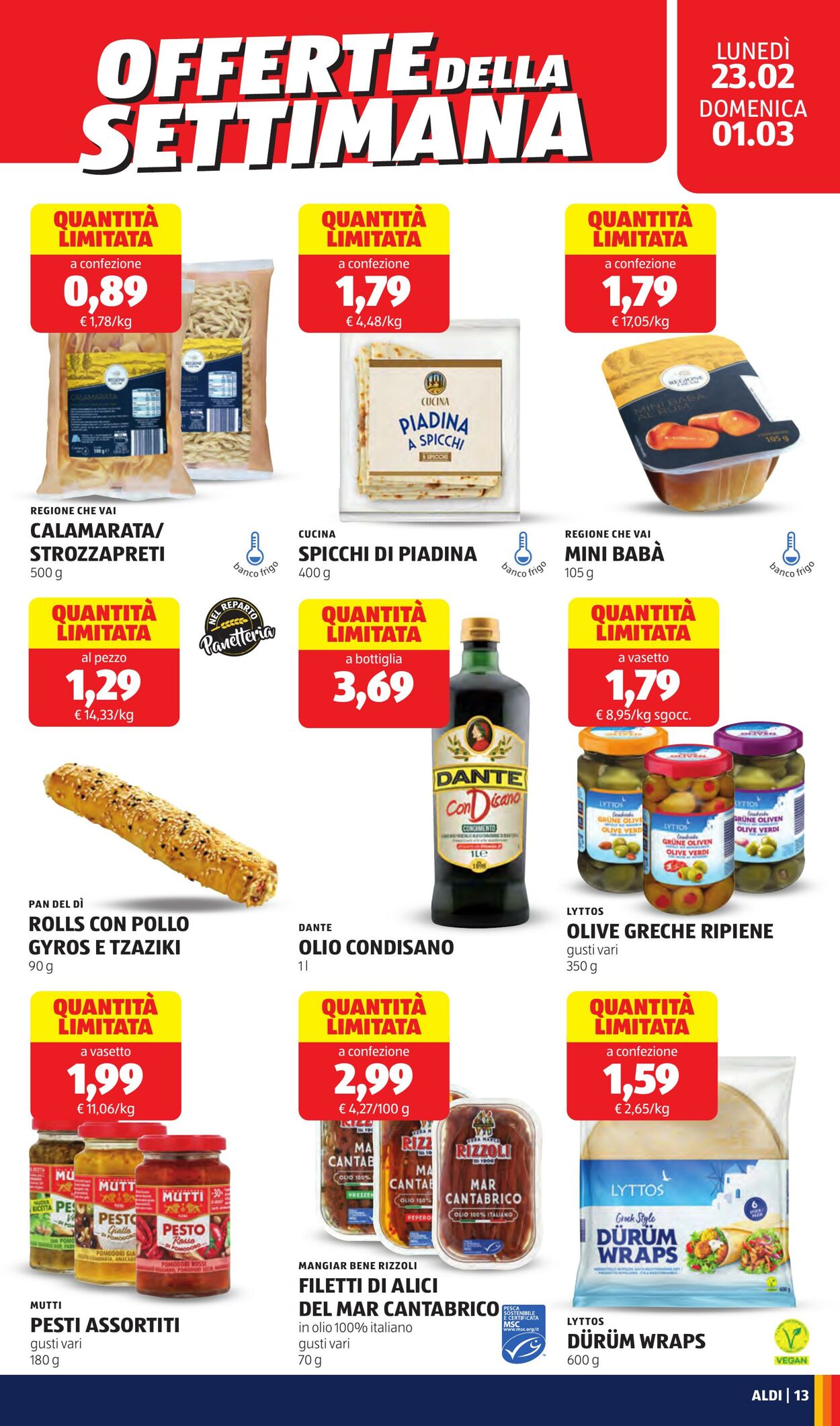 Volantino Aldi 23.02.2026 - 01.03.2026