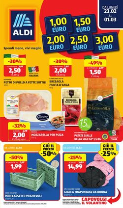 Volantino Aldi 23.02.2026 - 01.03.2026