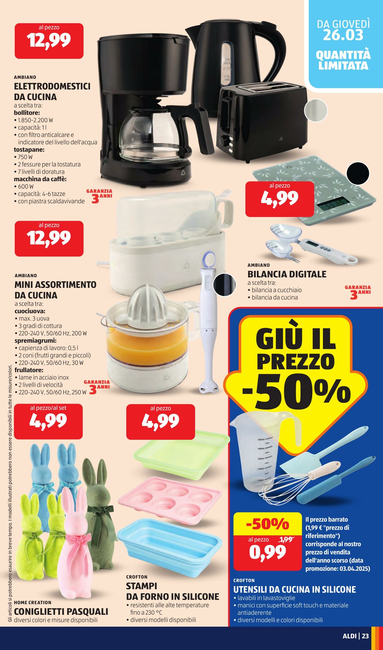 Volantino Aldi 23.03.2026 - 29.03.2026