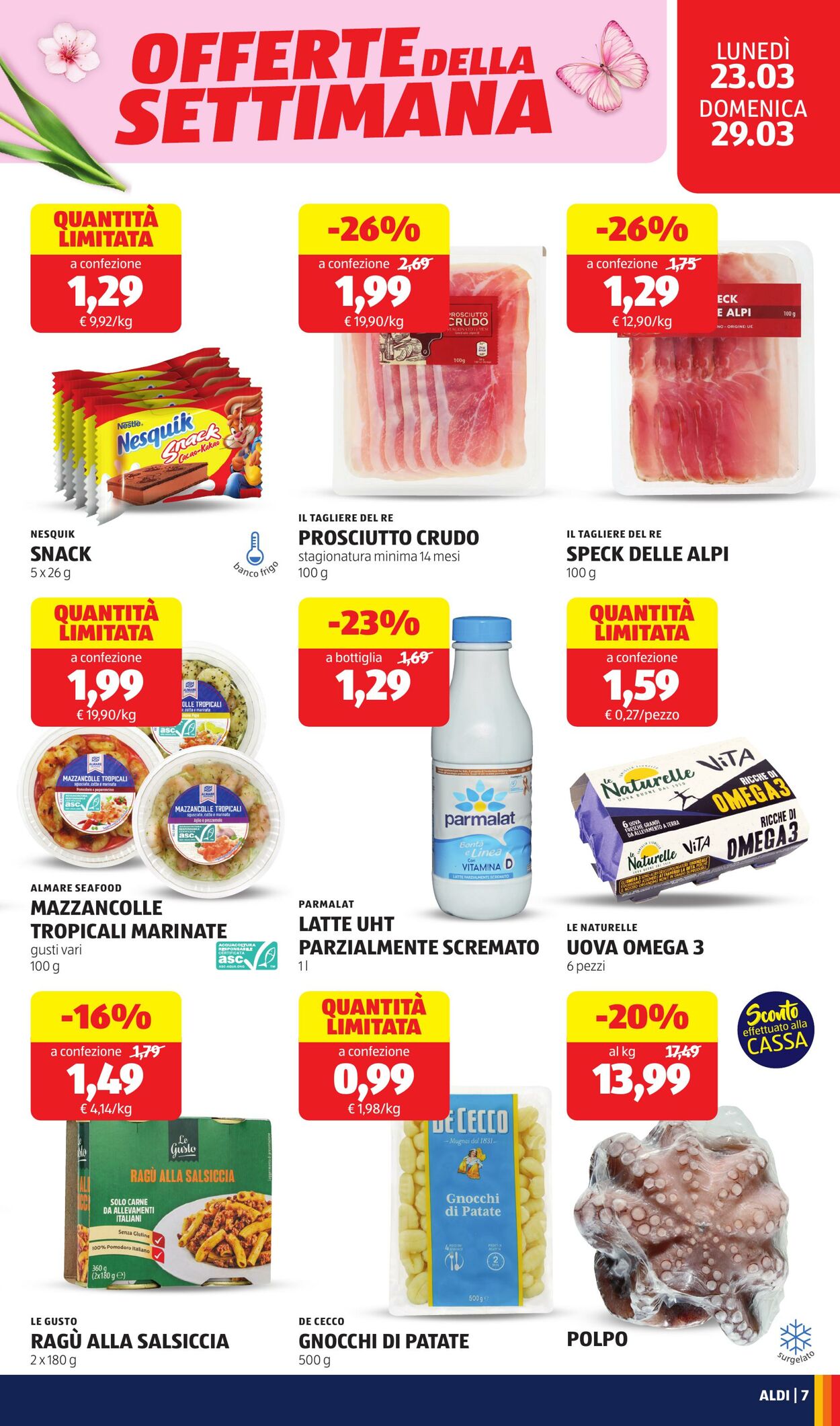 Volantino Aldi 23.03.2026 - 29.03.2026