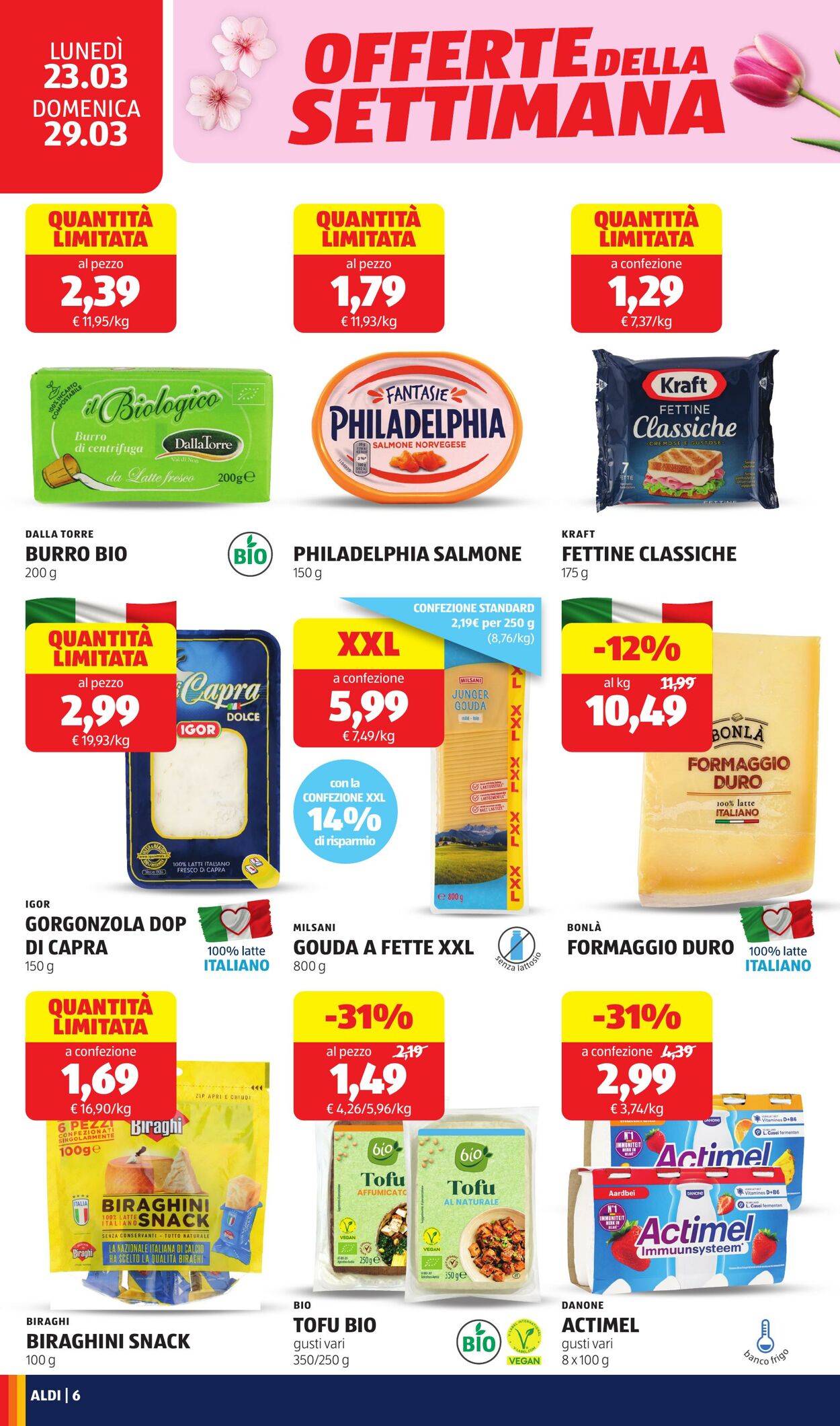 Volantino Aldi 23.03.2026 - 29.03.2026
