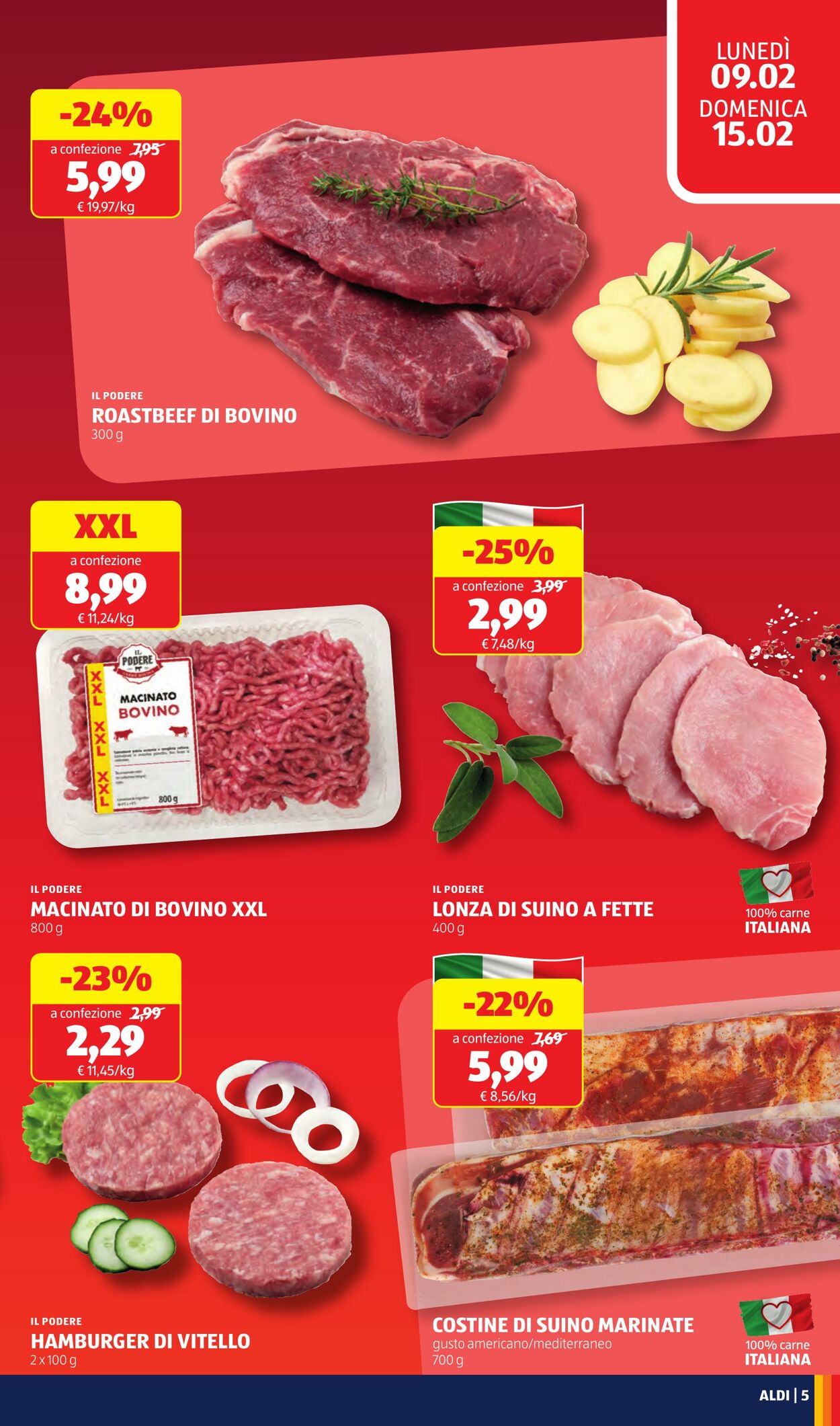 Volantino Aldi 09.02.2026 - 15.02.2026
